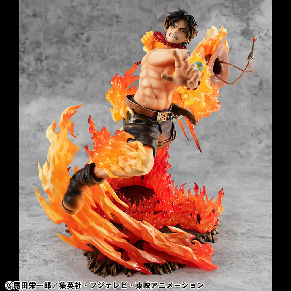 One Piece P.O.P NEO-Maximum PVC Statue Portgas D. Ace 15th Anniversary Super Limited Reprint Ver. 23 cm product photo