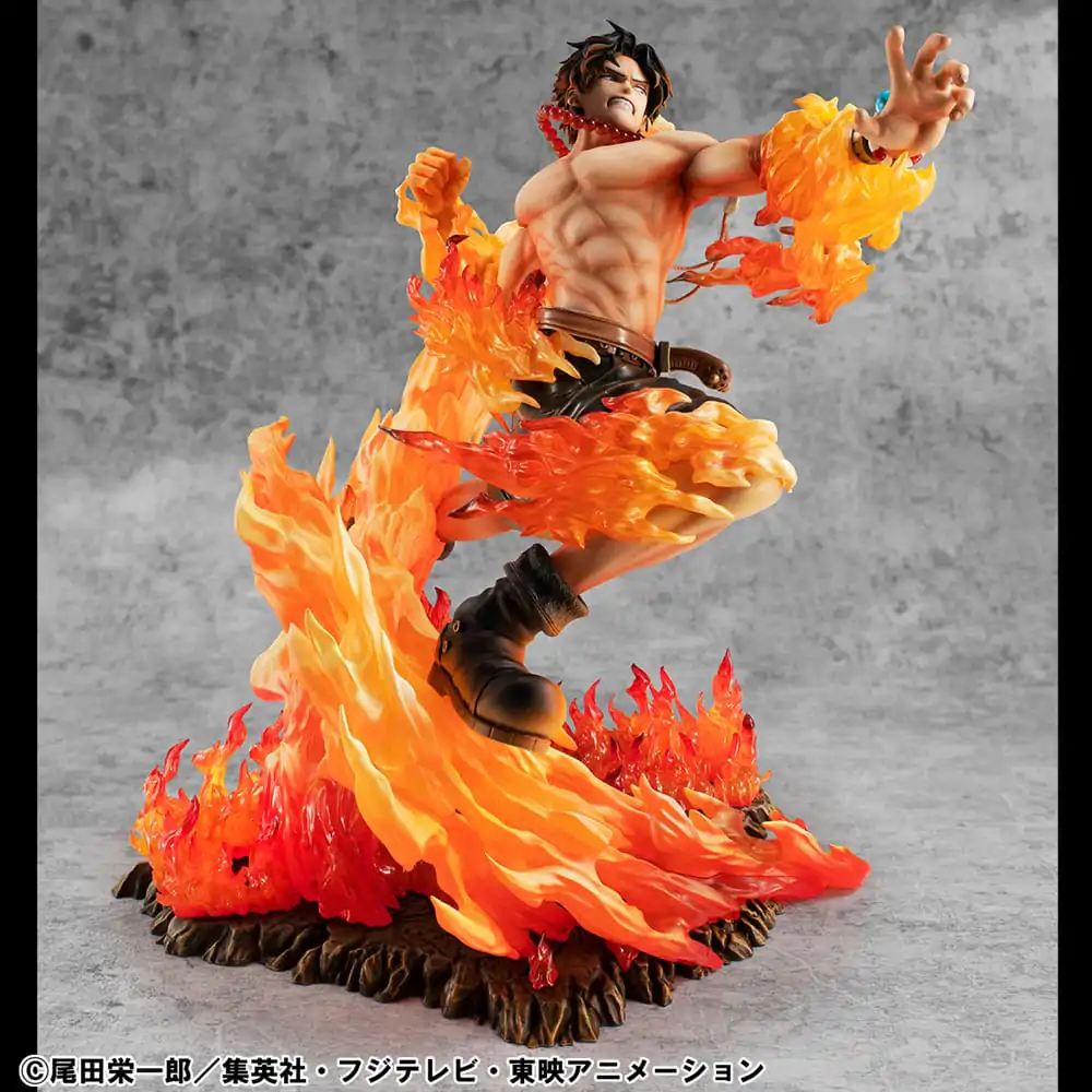 One Piece P.O.P NEO-Maximum PVC Statue Portgas D. Ace 15th Anniversary Super Limited Reprint Ver. 23 cm product photo