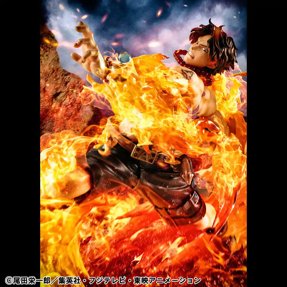 One Piece P.O.P NEO-Maximum PVC Statue Portgas D. Ace 15th Anniversary Super Limited Reprint Ver. 23 cm product photo