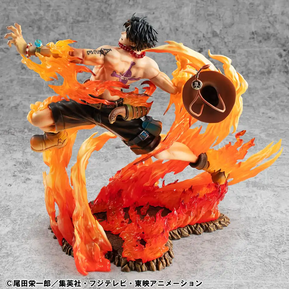 One Piece P.O.P NEO-Maximum PVC Statue Portgas D. Ace 15th Anniversary Super Limited Reprint Ver. 23 cm product photo