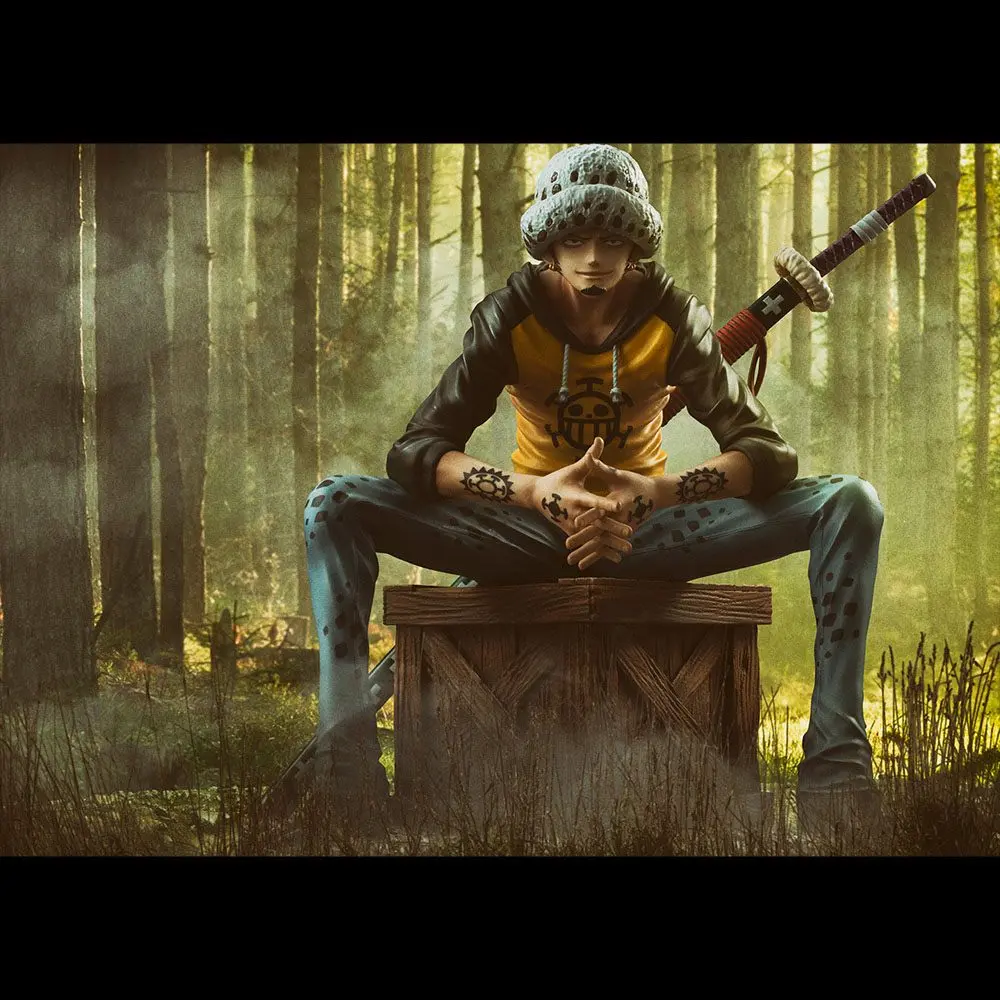 One Piece P.O.P PVC Statue Playback Memories Trafalgar Law 17 cm product photo