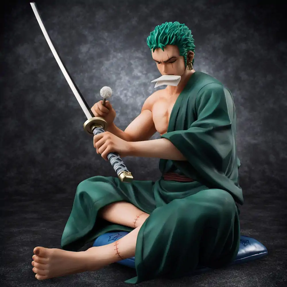 One Piece P.O.P S.O.C PVC Statue 1/8 Roronoa Zorro 13 cm termékfotó