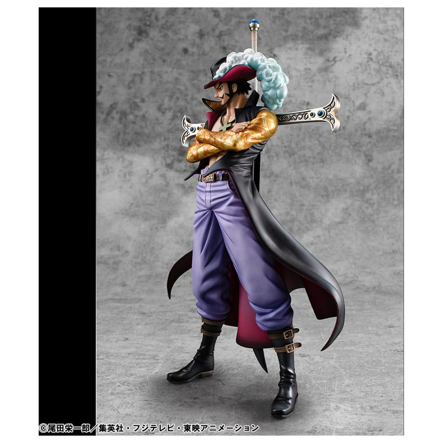 One Piece P.O.P SA-MAXIMUM PVC Statue Hawk Eye Dracule Mihawk Ver. R 29 cm product photo