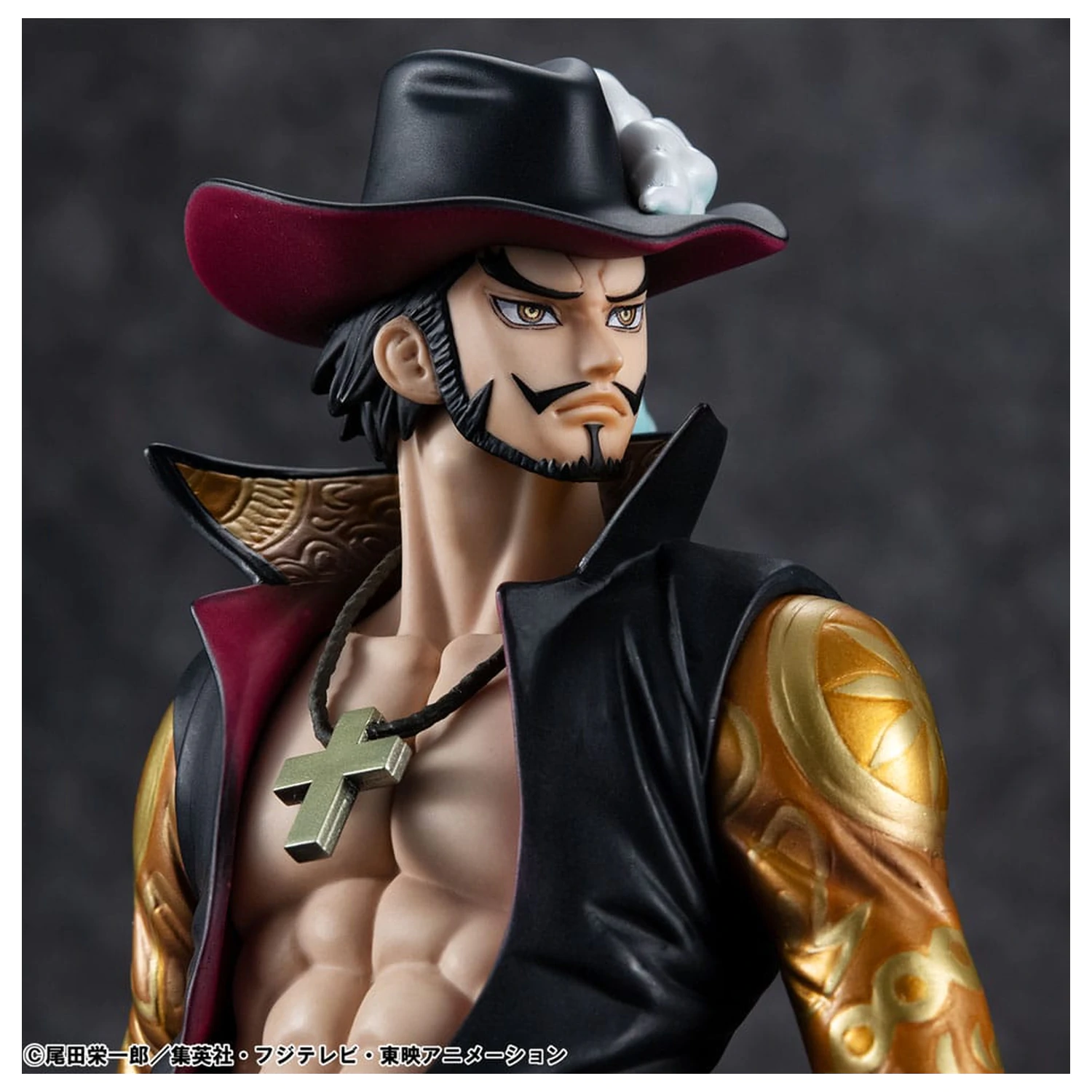 One Piece P.O.P SA-MAXIMUM PVC Statue Hawk Eye Dracule Mihawk Ver. R 29 cm product photo