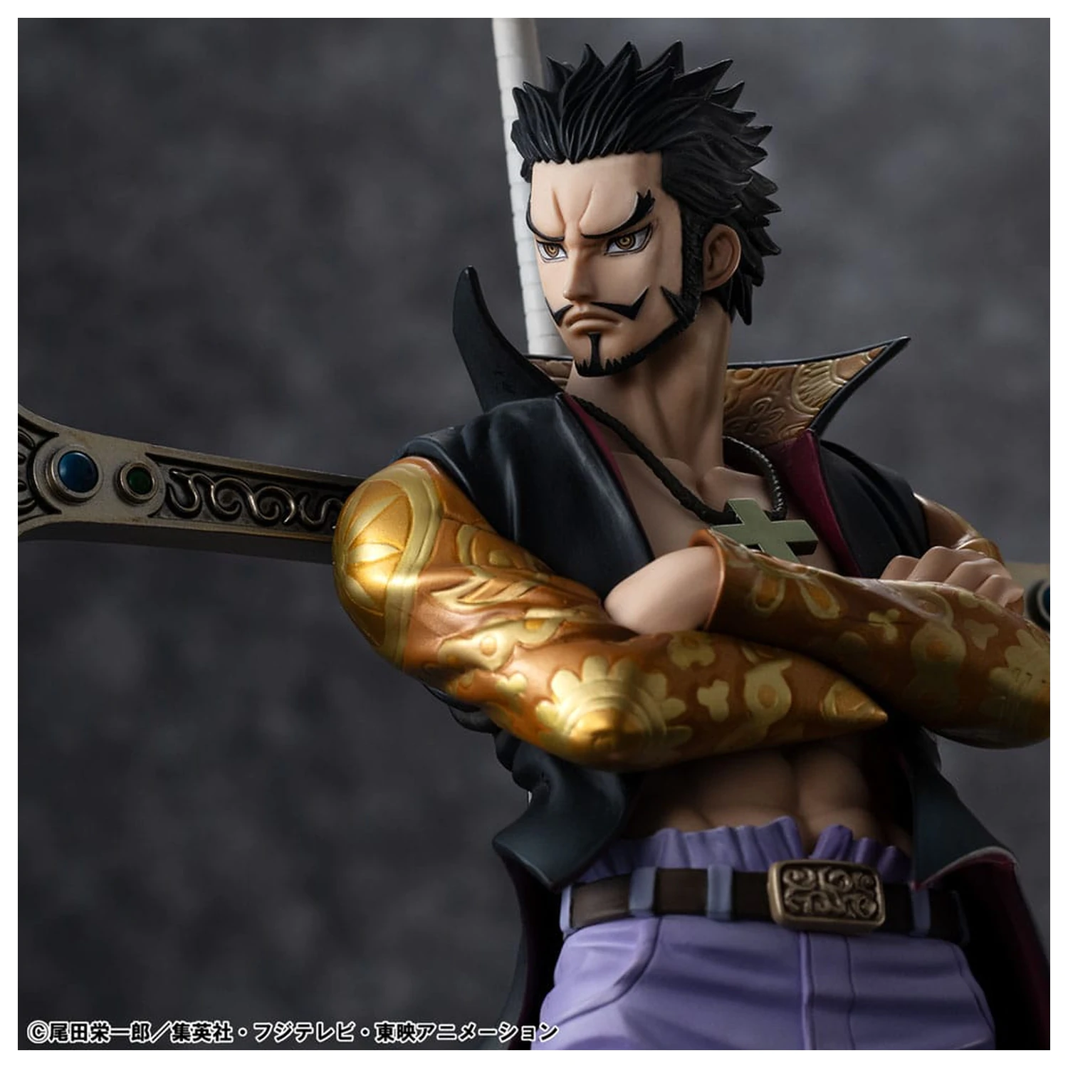 One Piece P.O.P SA-MAXIMUM PVC Statue Hawk Eye Dracule Mihawk Ver. R 29 cm product photo