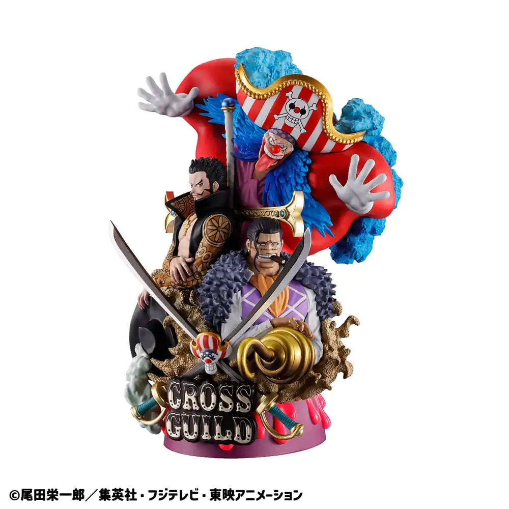 One Piece Petitrama DX PVC Mini Statue Logbox Re Birth 03 Cross Guild 15 cm product photo