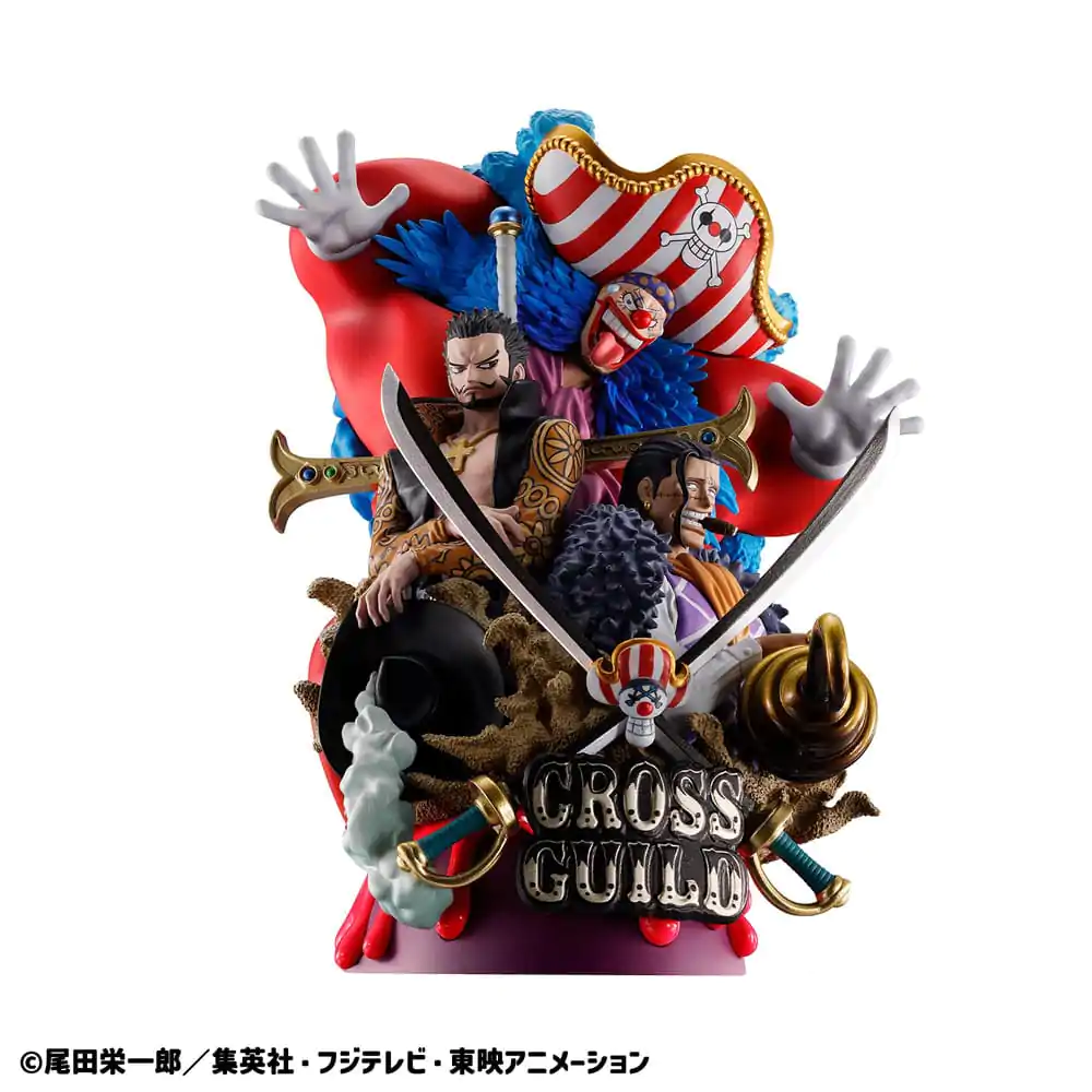 One Piece Petitrama DX PVC Mini Statue Logbox Re Birth 03 Cross Guild 15 cm product photo