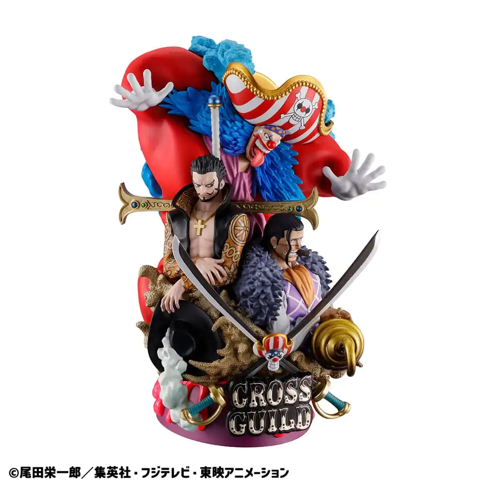 One Piece Petitrama DX PVC Mini Statue Logbox Re Birth 03 Cross Guild 15 cm product photo