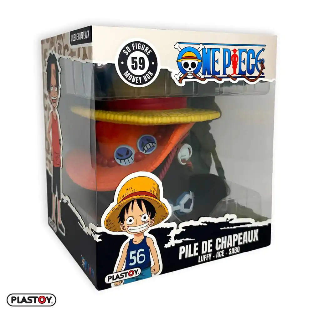 One Piece Pila Hats money box figure 16cm product photo