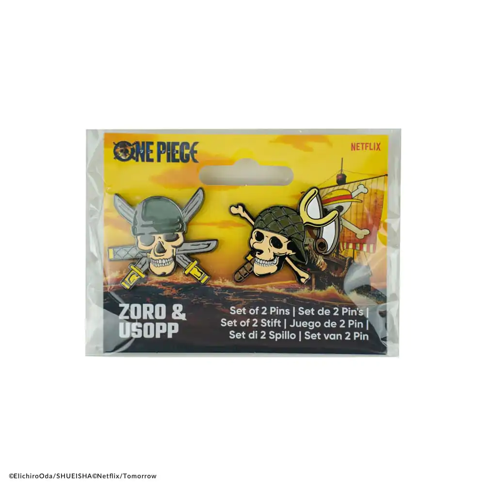 One Piece Pins 2-Pack Zoro & Usopp product photo