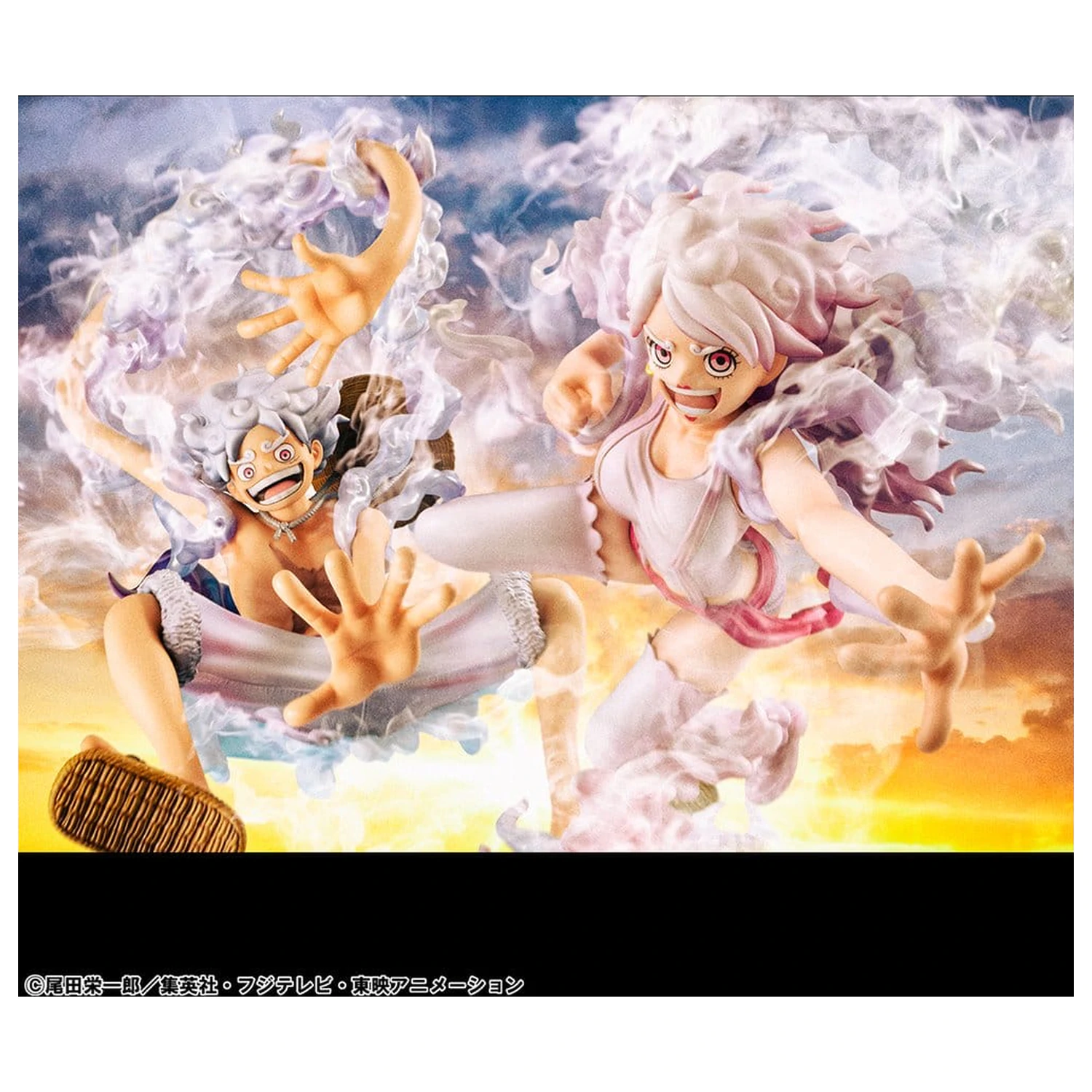 One Piece Portrait.Of.Pirates PVC Figure "Evolutionary History" Monkey D. Luffy "Gear Fifth" 26 cm product photo