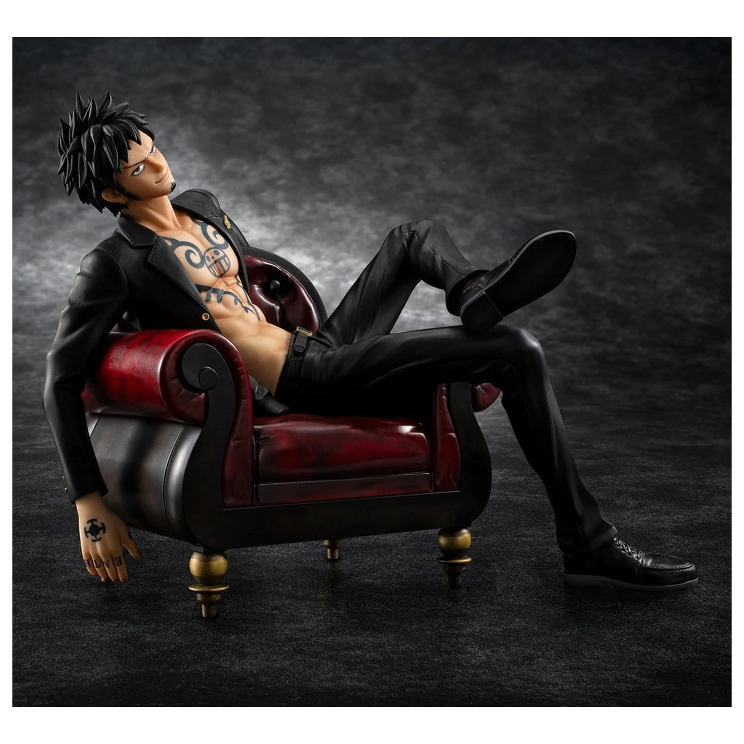 One Piece Portrait.Of.Pirates "S.O.C" PVC Figure Trafalgar Law Ver.R product photo
