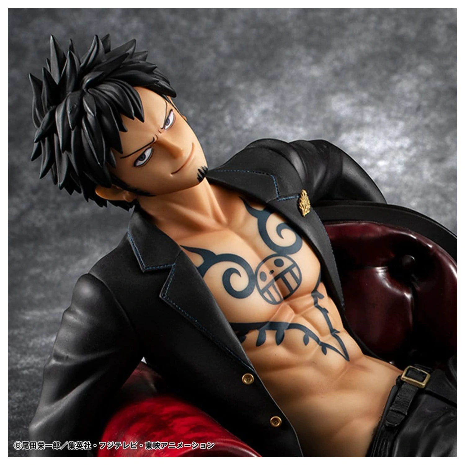 One Piece Portrait.Of.Pirates "S.O.C" PVC Figure Trafalgar Law Ver.R product photo