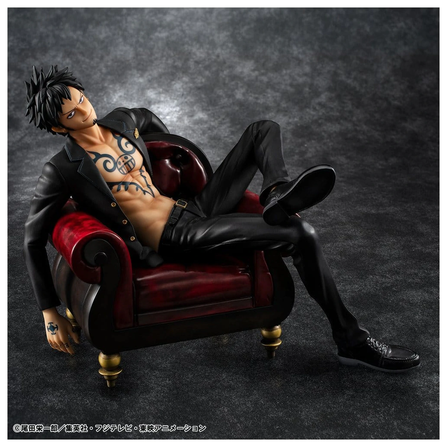 One Piece Portrait.Of.Pirates "S.O.C" PVC Figure Trafalgar Law Ver.R product photo