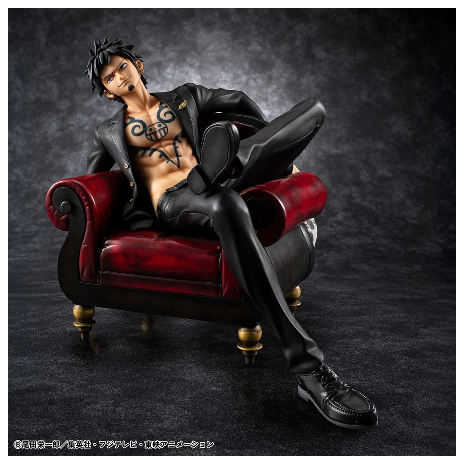 One Piece Portrait.Of.Pirates "S.O.C" PVC Figure Trafalgar Law Ver.R product photo
