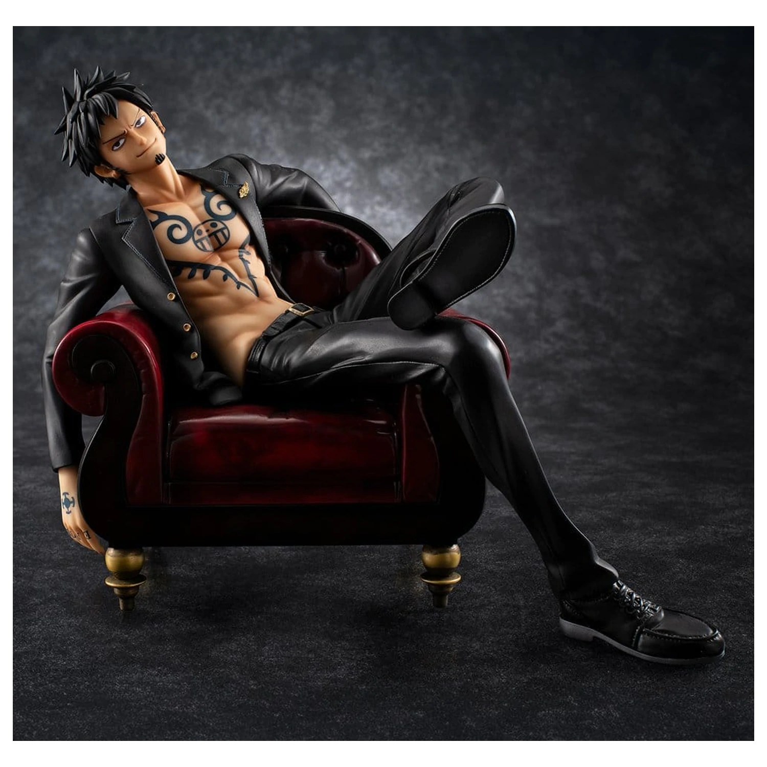 One Piece Portrait.Of.Pirates "S.O.C" PVC Figure Trafalgar Law Ver.R product photo