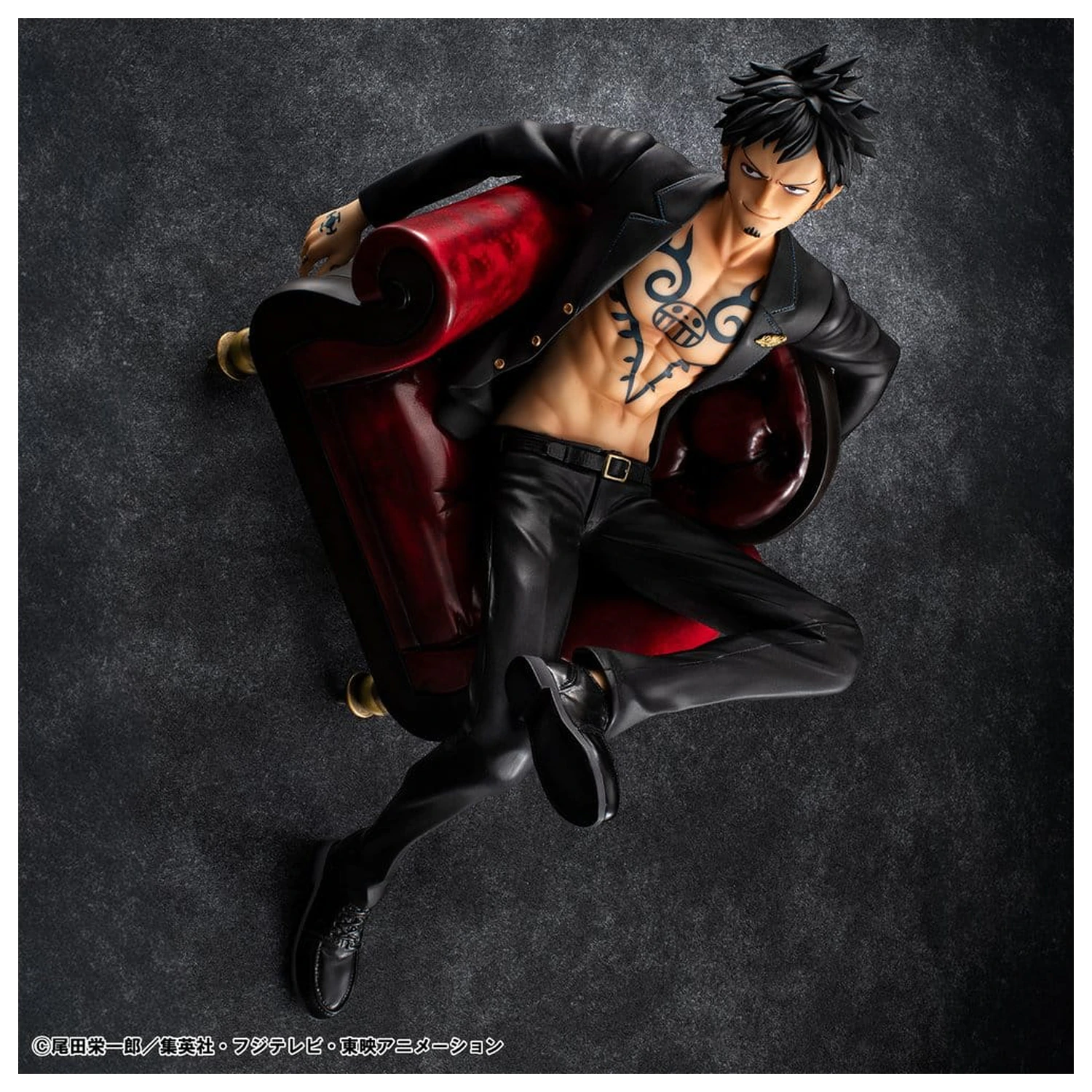 One Piece Portrait.Of.Pirates "S.O.C" PVC Figure Trafalgar Law Ver.R product photo