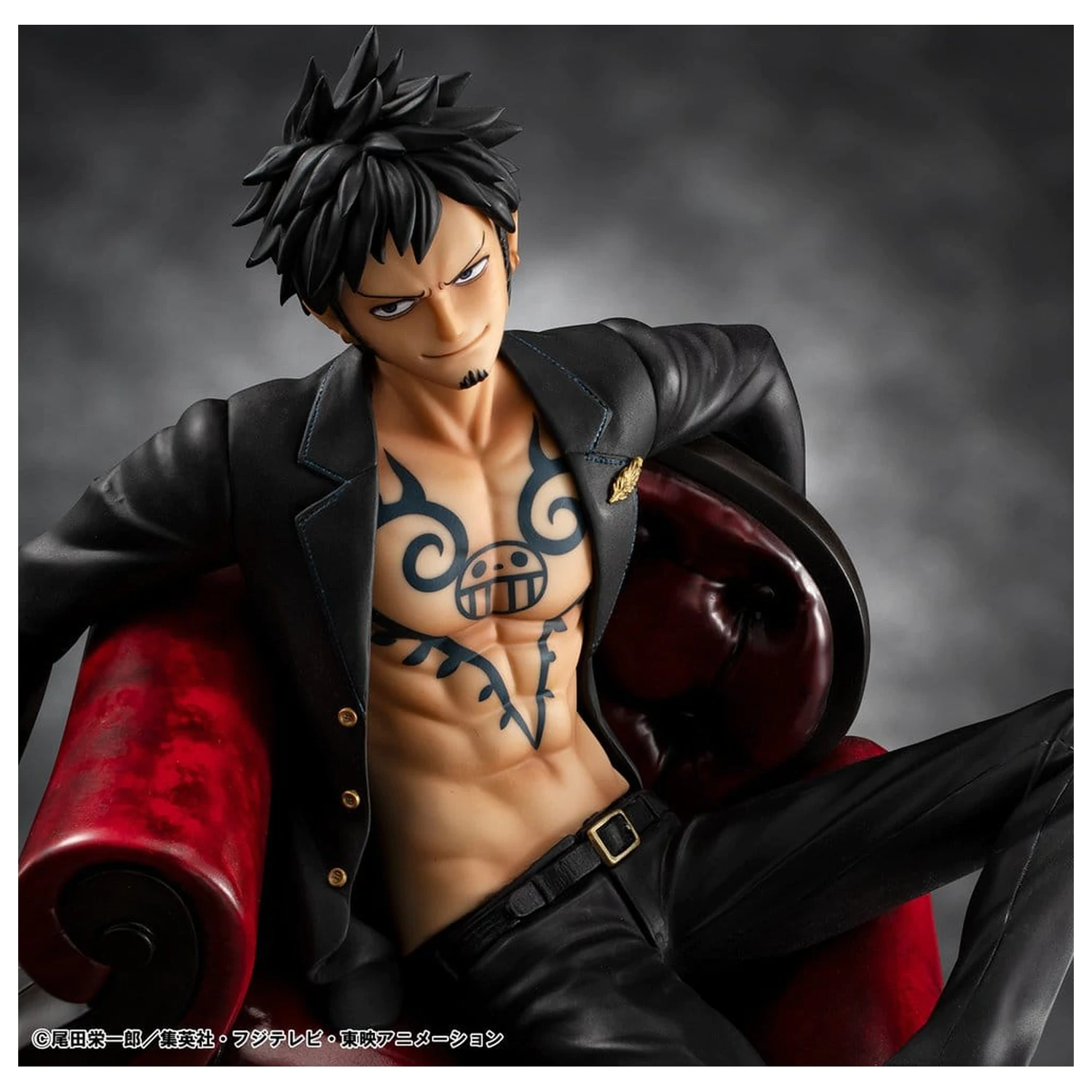 One Piece Portrait.Of.Pirates "S.O.C" PVC Figure Trafalgar Law Ver.R product photo