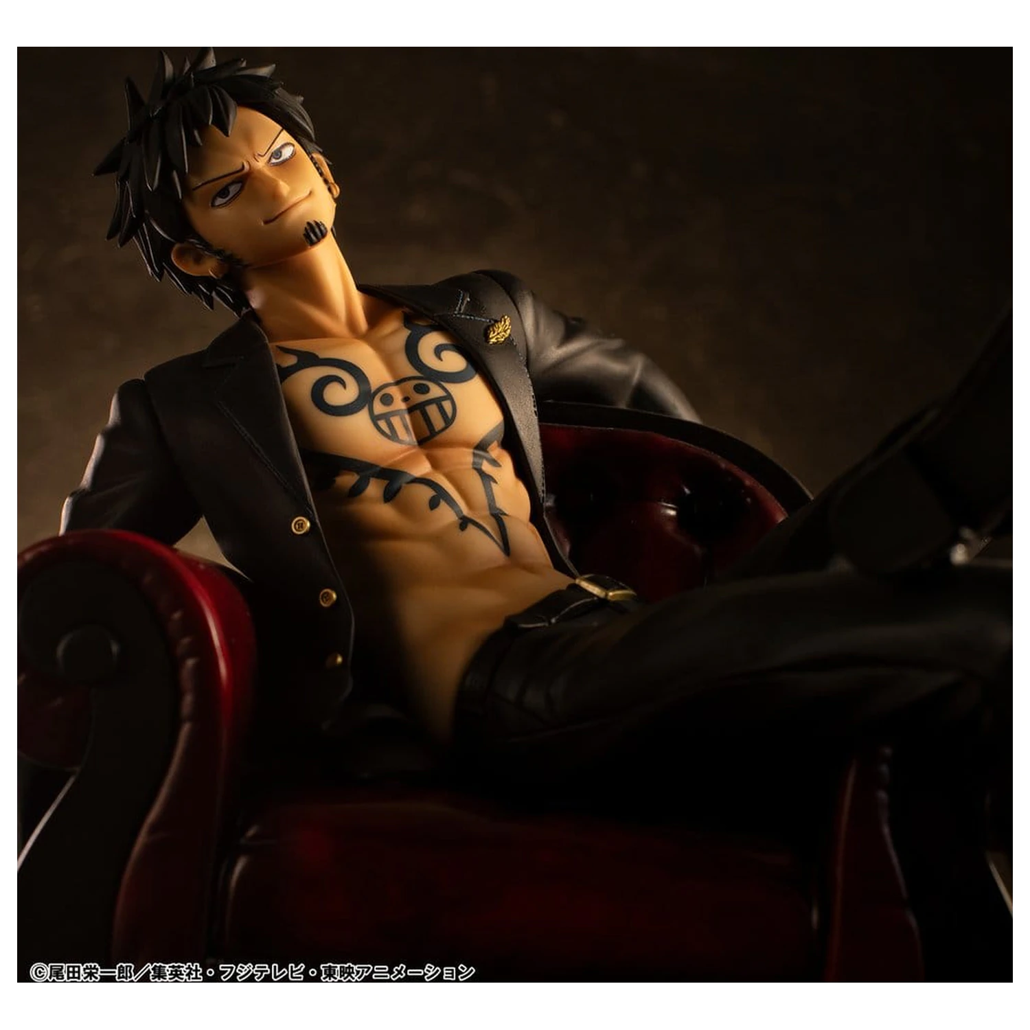 One Piece Portrait.Of.Pirates "S.O.C" PVC Figure Trafalgar Law Ver.R product photo