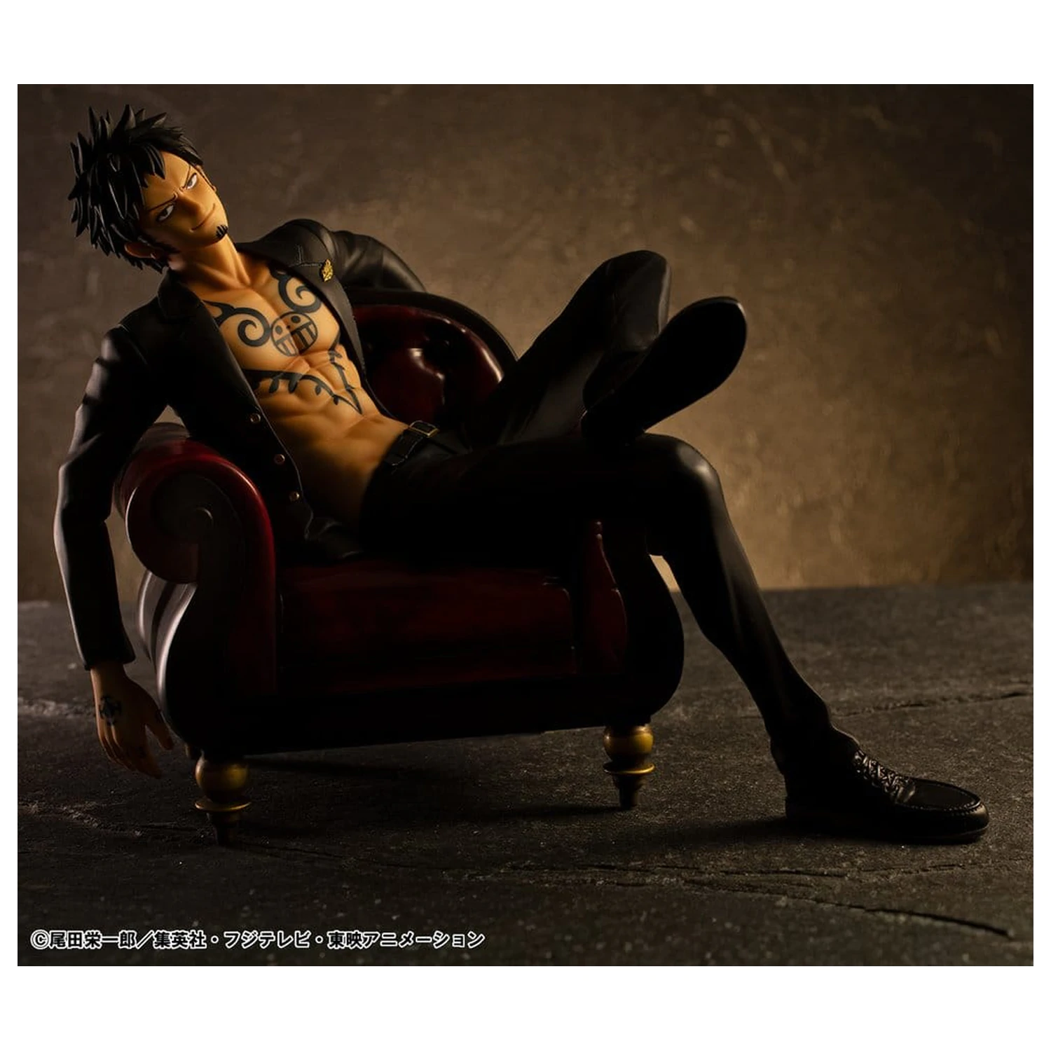 One Piece Portrait.Of.Pirates "S.O.C" PVC Figure Trafalgar Law Ver.R product photo
