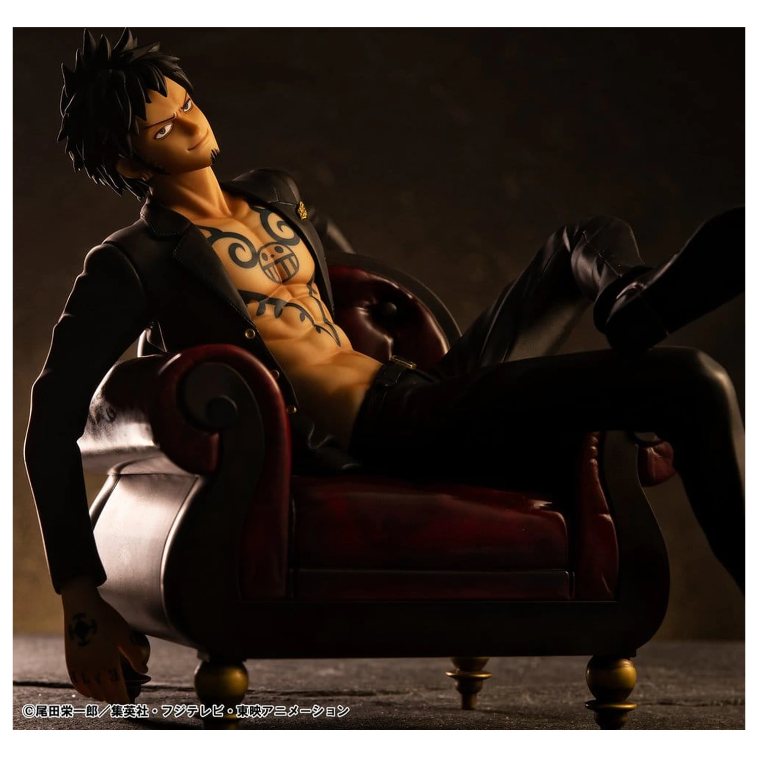 One Piece Portrait.Of.Pirates "S.O.C" PVC Figure Trafalgar Law Ver.R product photo