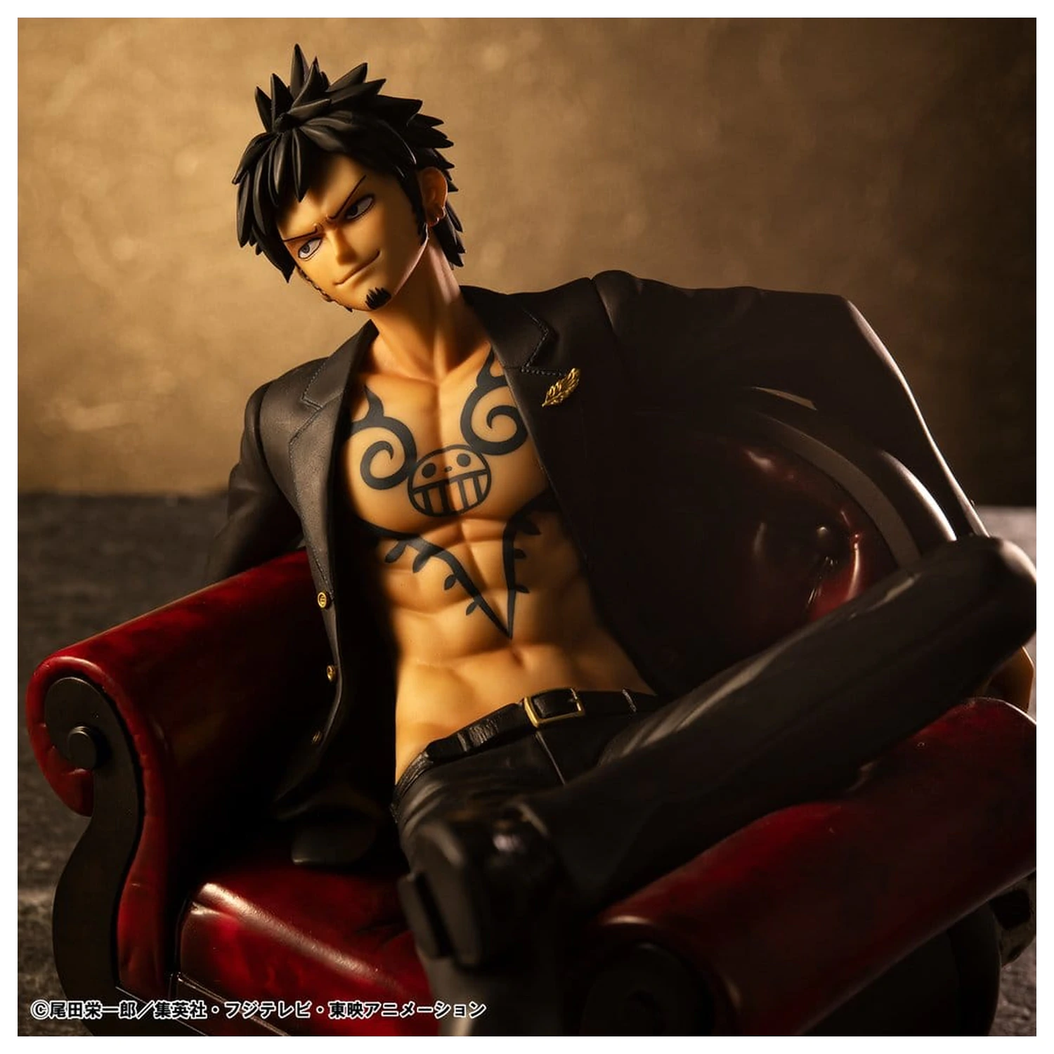 One Piece Portrait.Of.Pirates "S.O.C" PVC Figure Trafalgar Law Ver.R product photo
