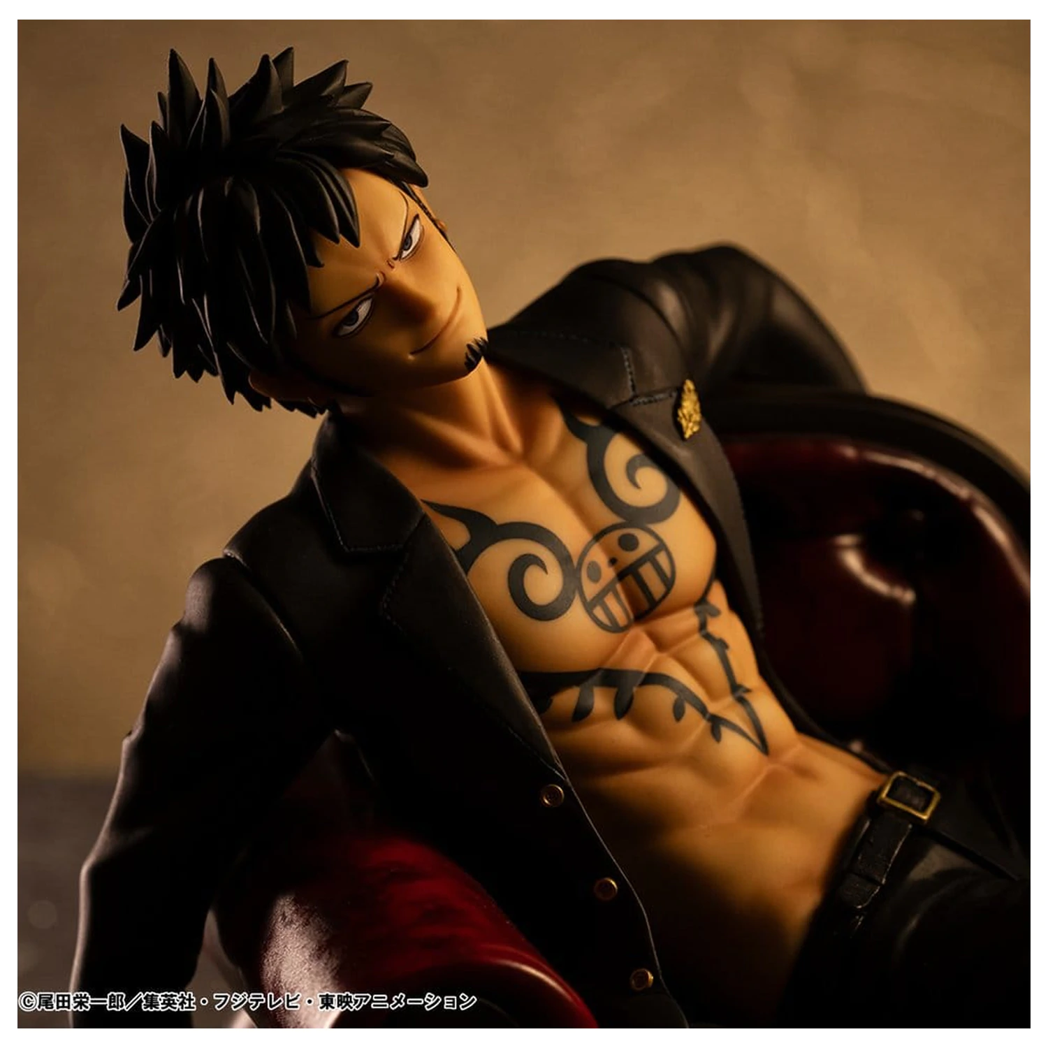 One Piece Portrait.Of.Pirates "S.O.C" PVC Figure Trafalgar Law Ver.R product photo