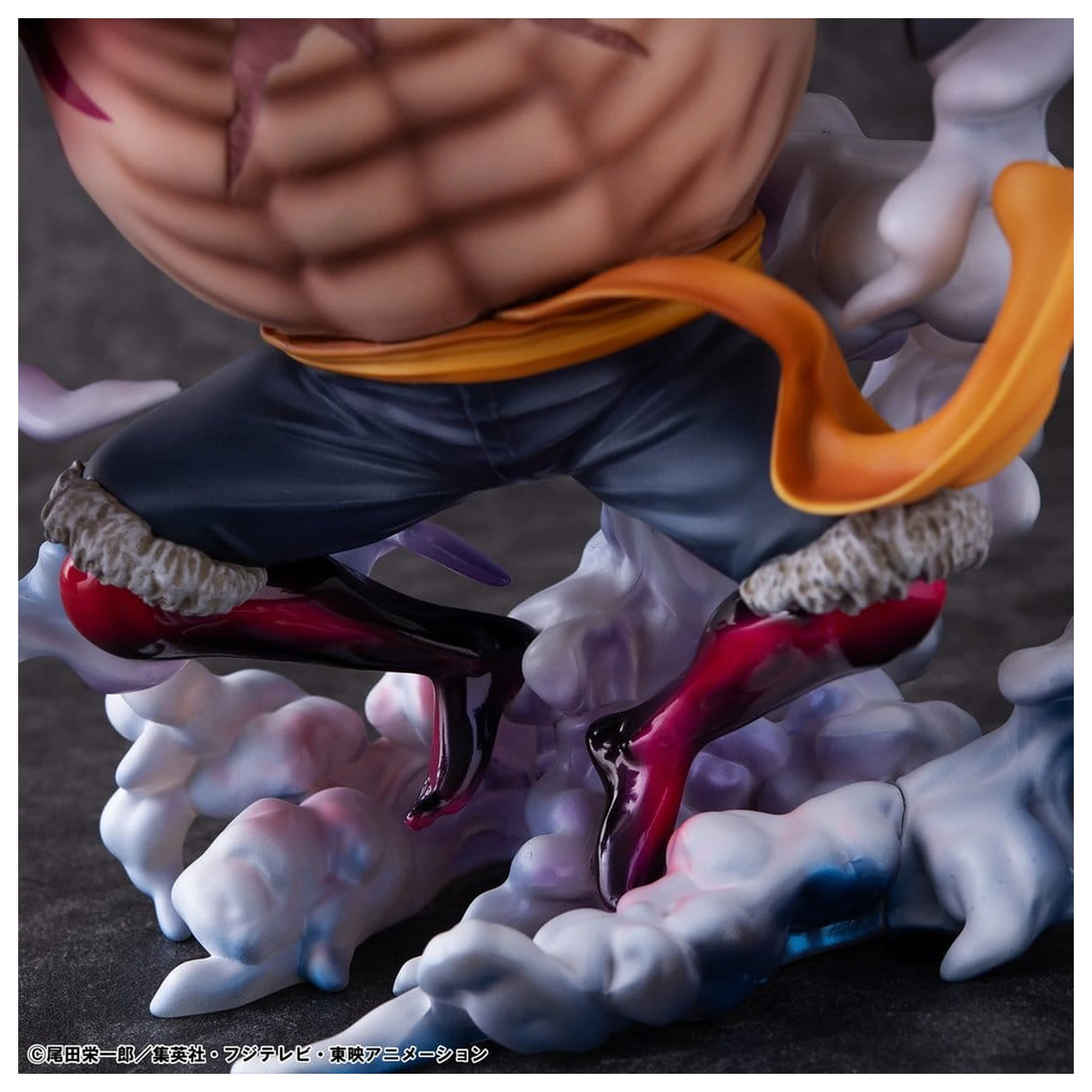 One Piece Portrait.Of.Pirates SA-Maximum PVC Figure Monkey D. Luffy Gear 4 Bounce-Man 10th Limited Ver. 30 cm product photo