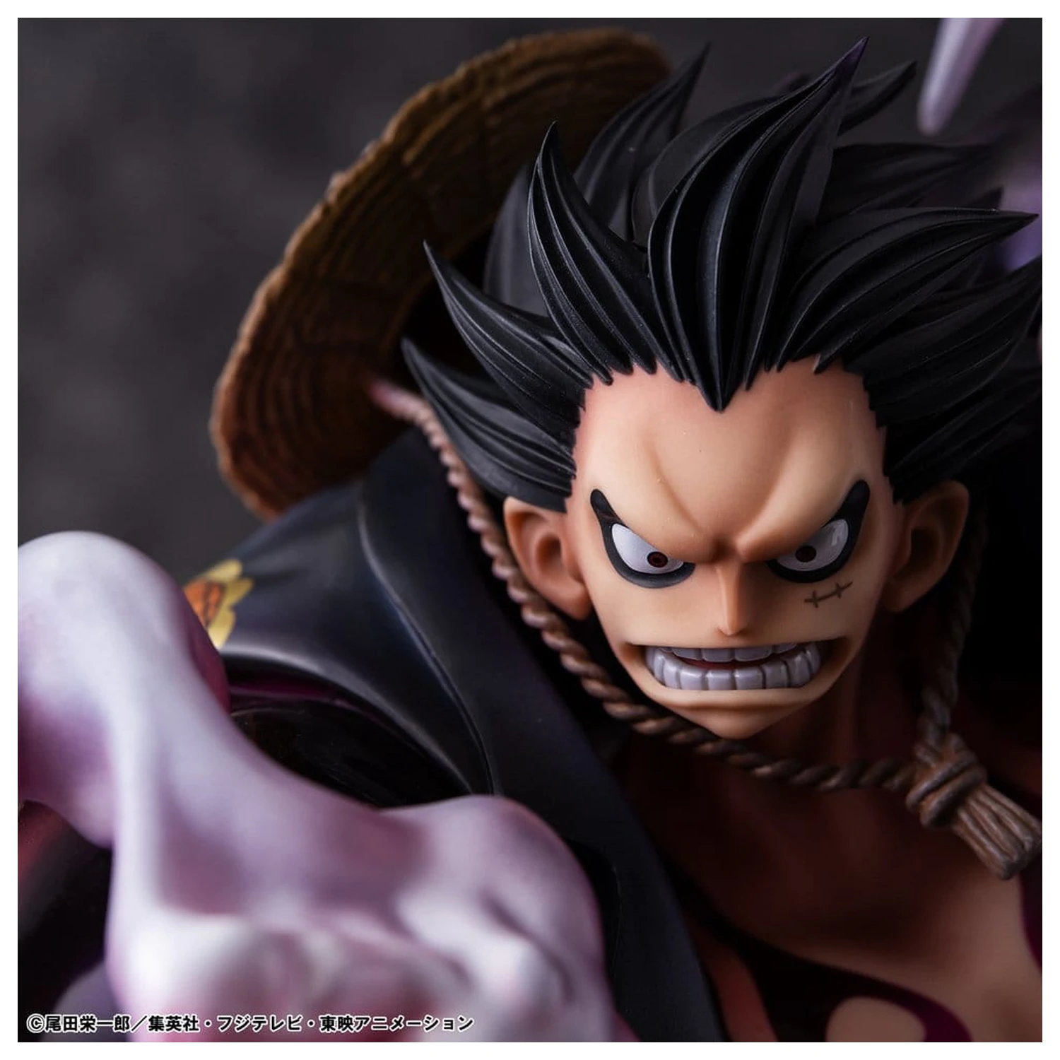 One Piece Portrait.Of.Pirates SA-Maximum PVC Figure Monkey D. Luffy Gear 4 Bounce-Man 10th Limited Ver. 30 cm product photo