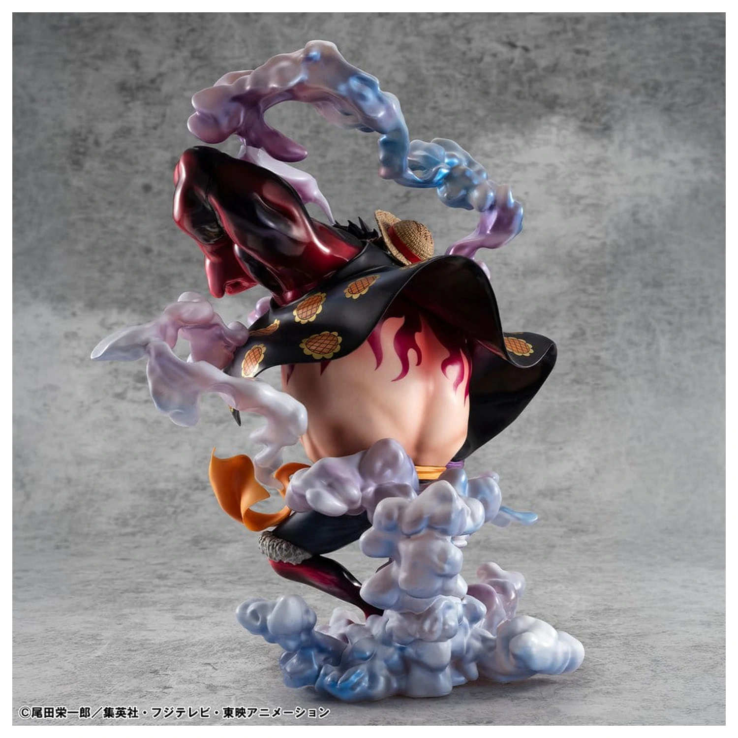 One Piece Portrait.Of.Pirates SA-Maximum PVC Figure Monkey D. Luffy Gear 4 Bounce-Man 10th Limited Ver. 30 cm product photo