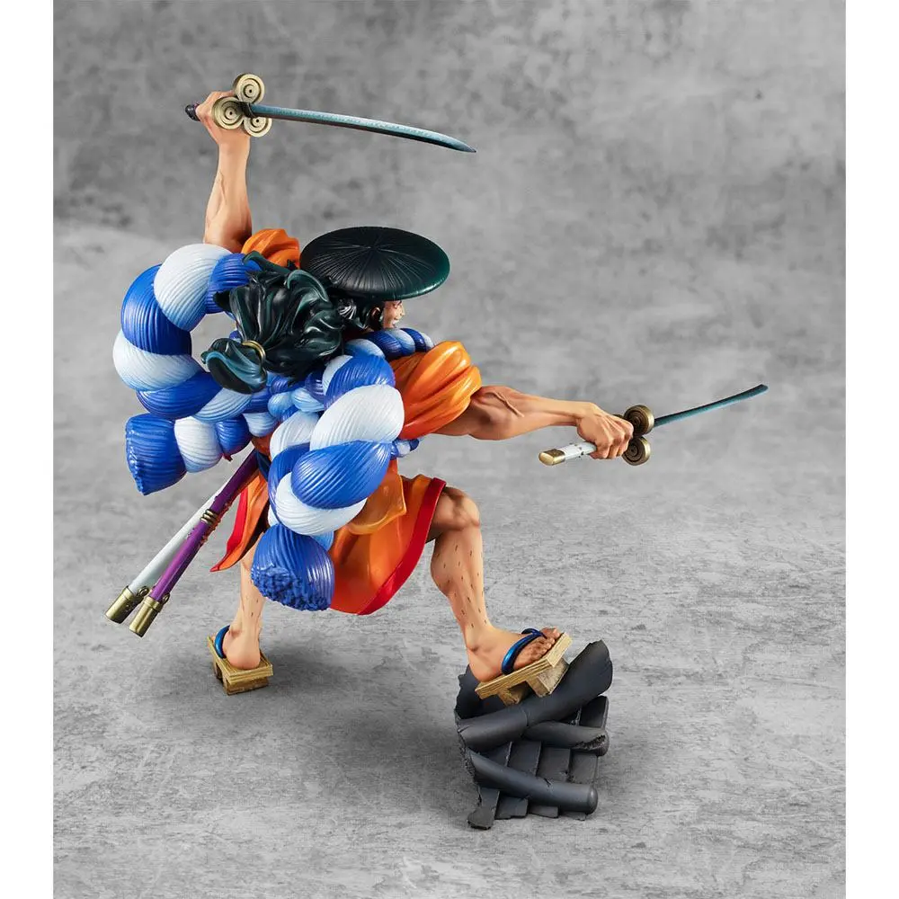 One Piece Portrait Of Pirates PVC Statue Warriors Alliance Oden Koduki 21 cm product photo