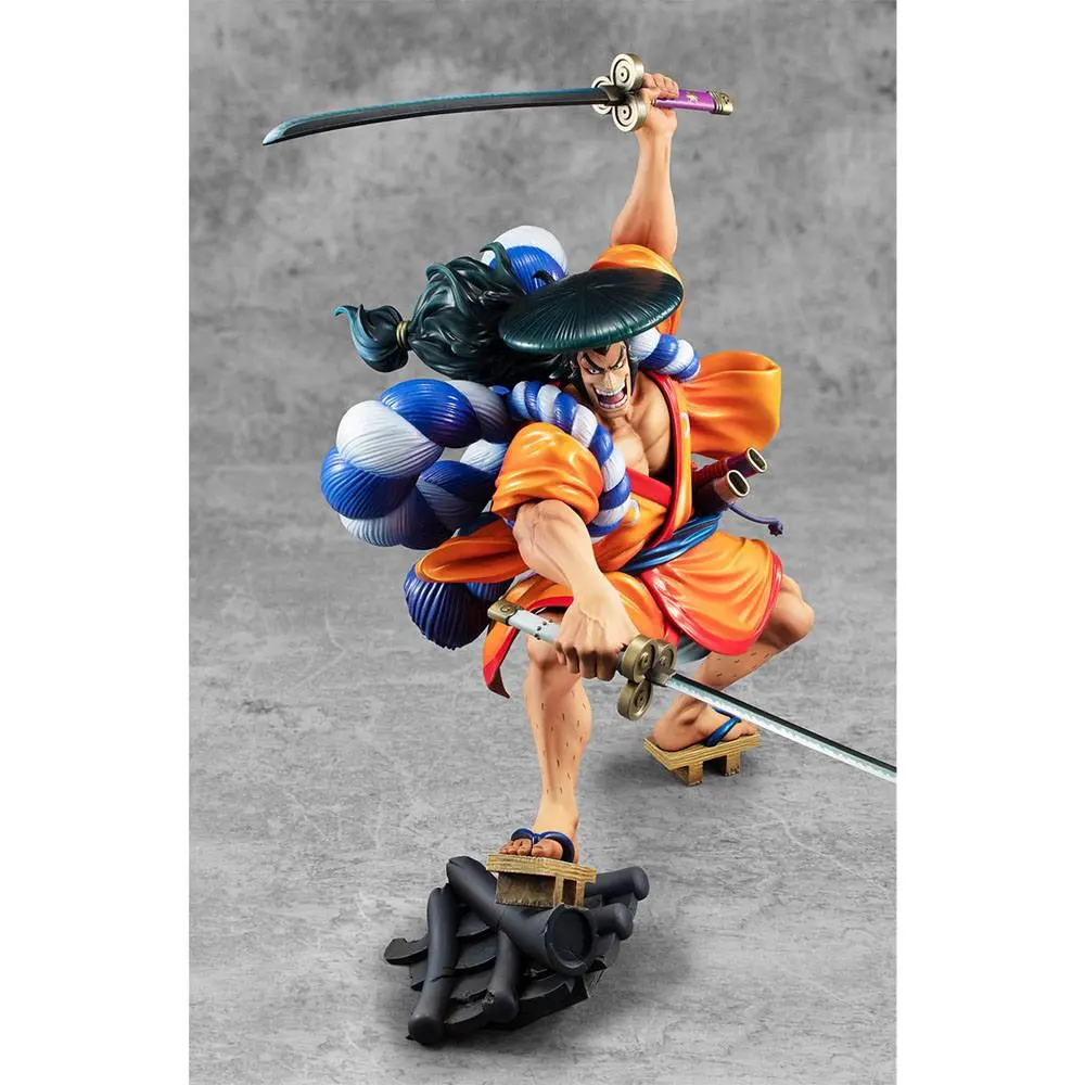One Piece Portrait Of Pirates PVC Statue Warriors Alliance Oden Koduki 21 cm product photo
