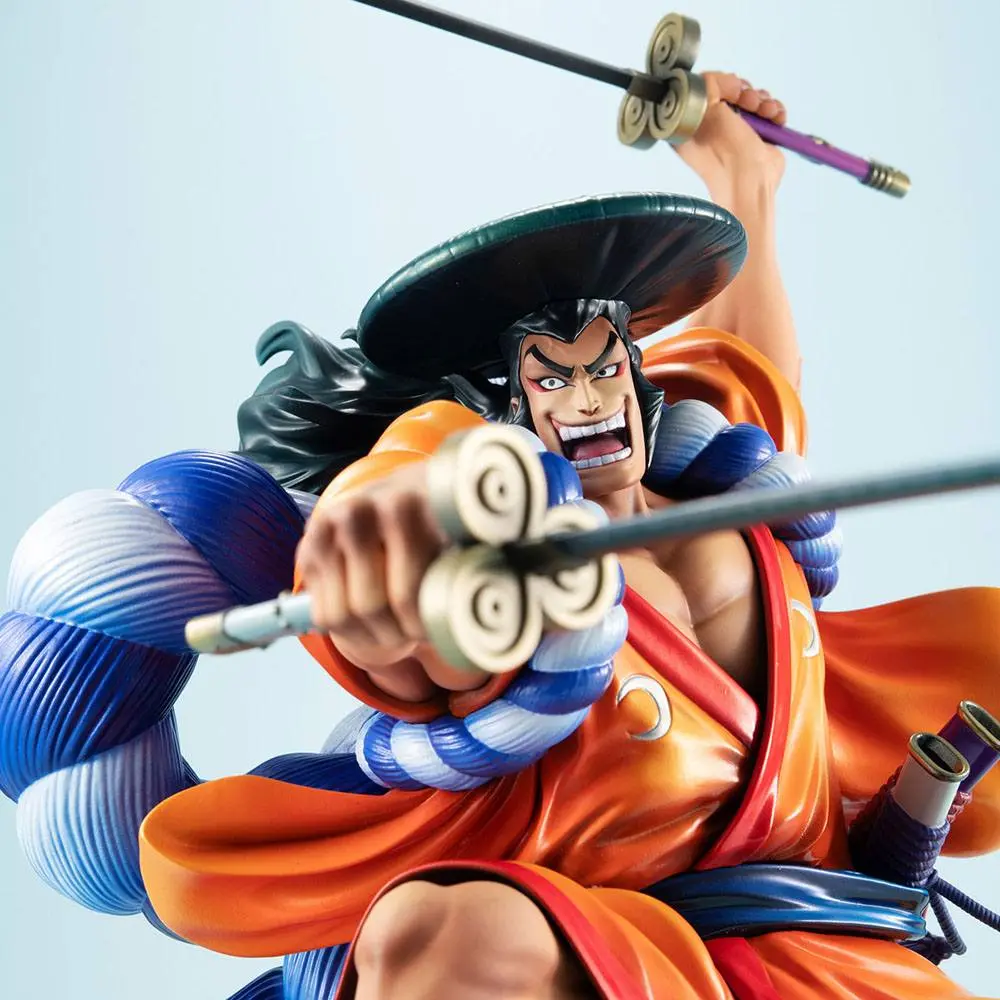 One Piece Portrait Of Pirates PVC Statue Warriors Alliance Oden Koduki 21 cm product photo