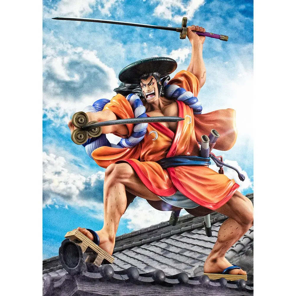 One Piece Portrait Of Pirates PVC Statue Warriors Alliance Oden Koduki 21 cm product photo