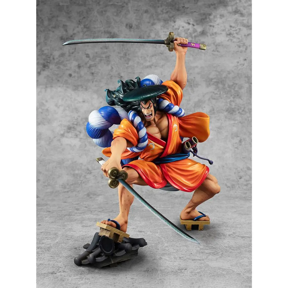 One Piece Portrait Of Pirates PVC Statue Warriors Alliance Oden Koduki 21 cm product photo