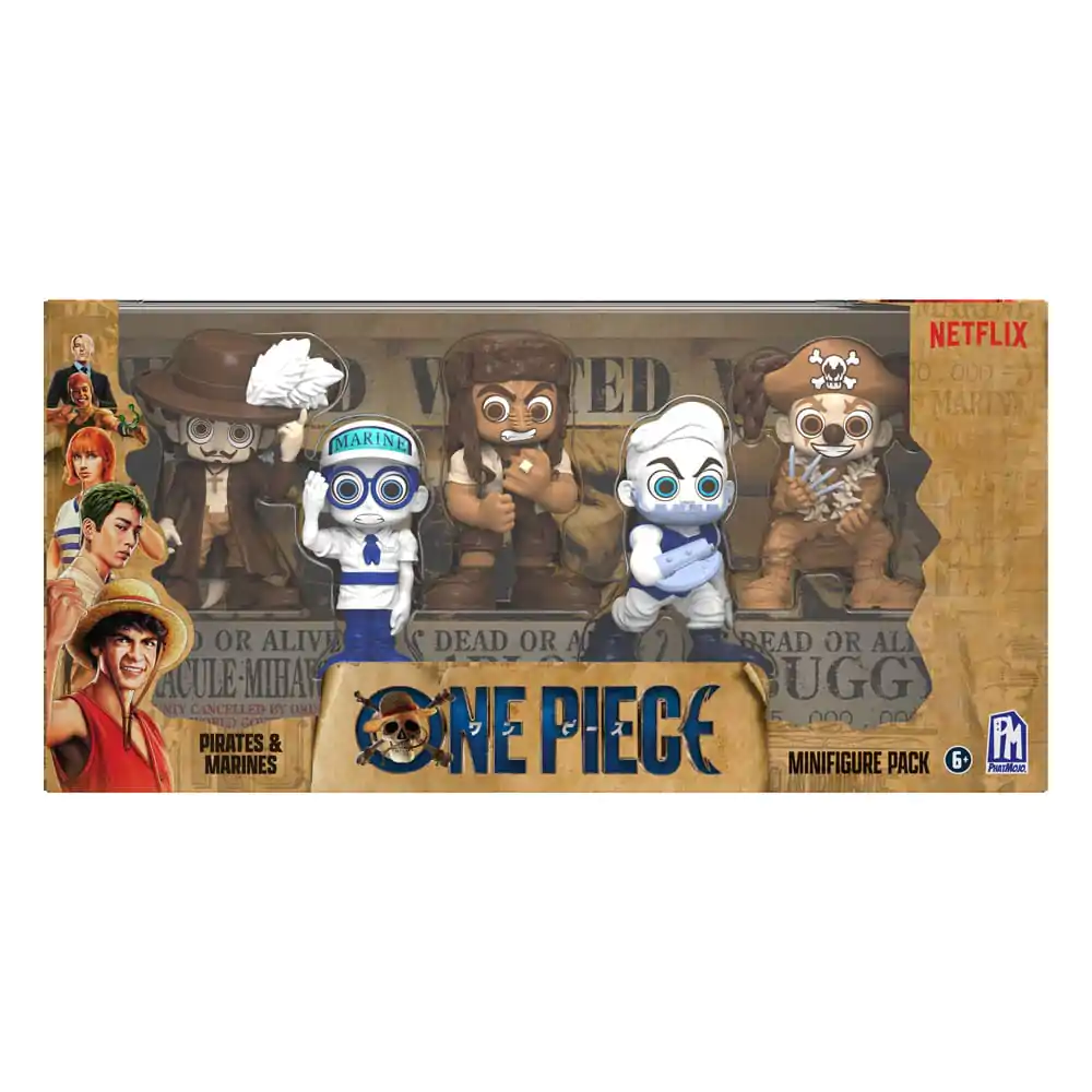 One Piece Mini figures Set Prates & Marines 6 cm termékfotó