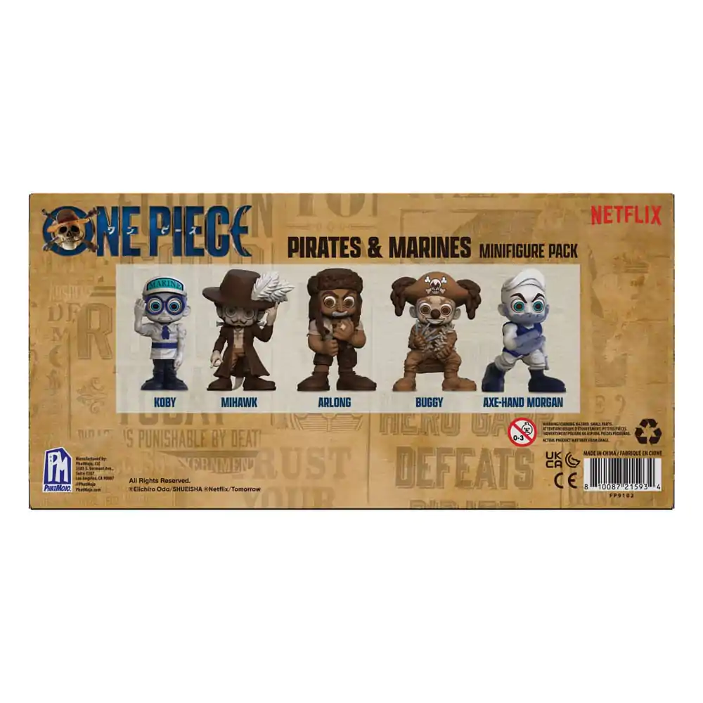 One Piece Mini figures Set Prates & Marines 6 cm termékfotó