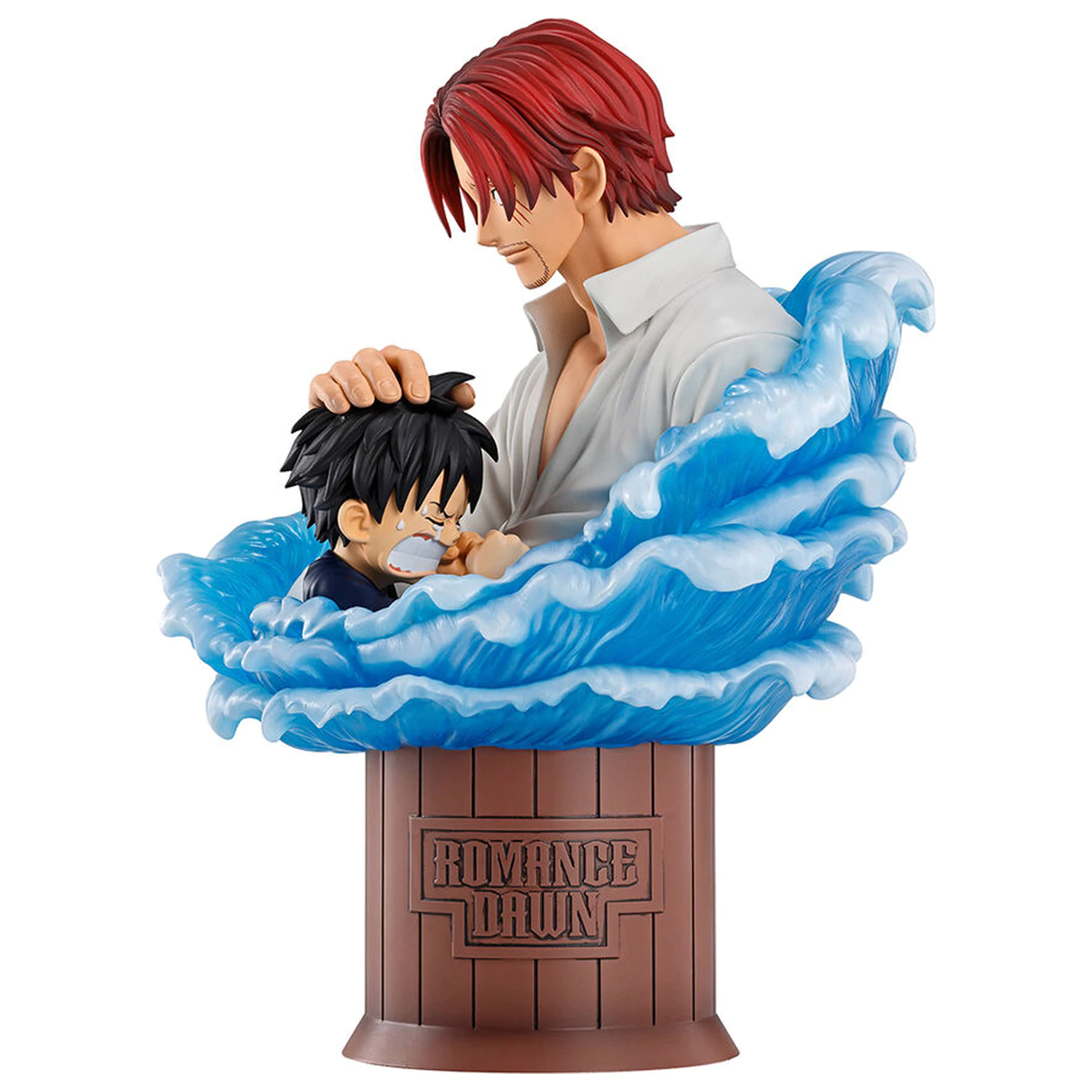 One Piece Red Hair Pirates Shanks & Luffy figure 15cm product photo