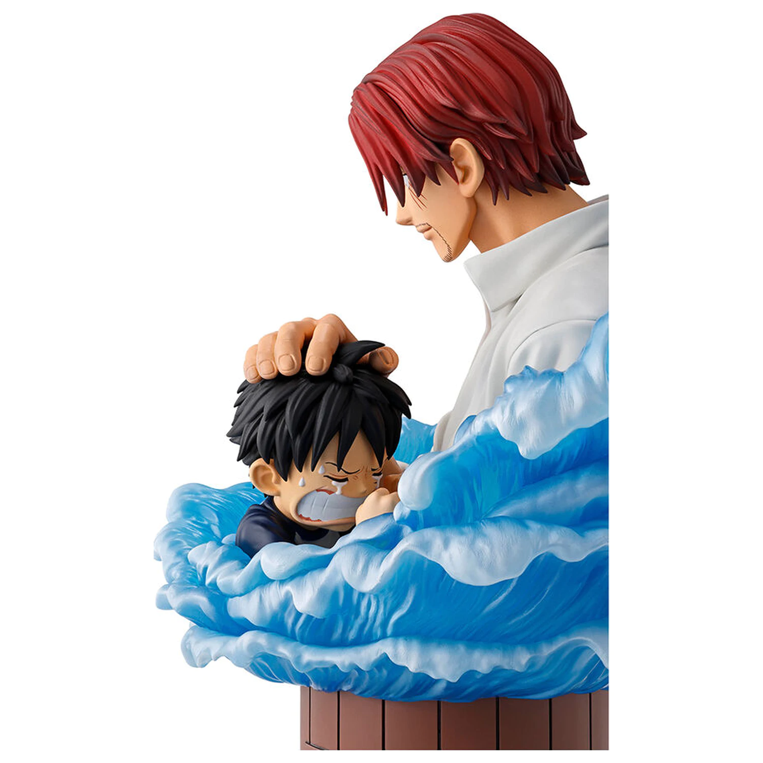 One Piece Red Hair Pirates Shanks & Luffy figure 15cm product photo