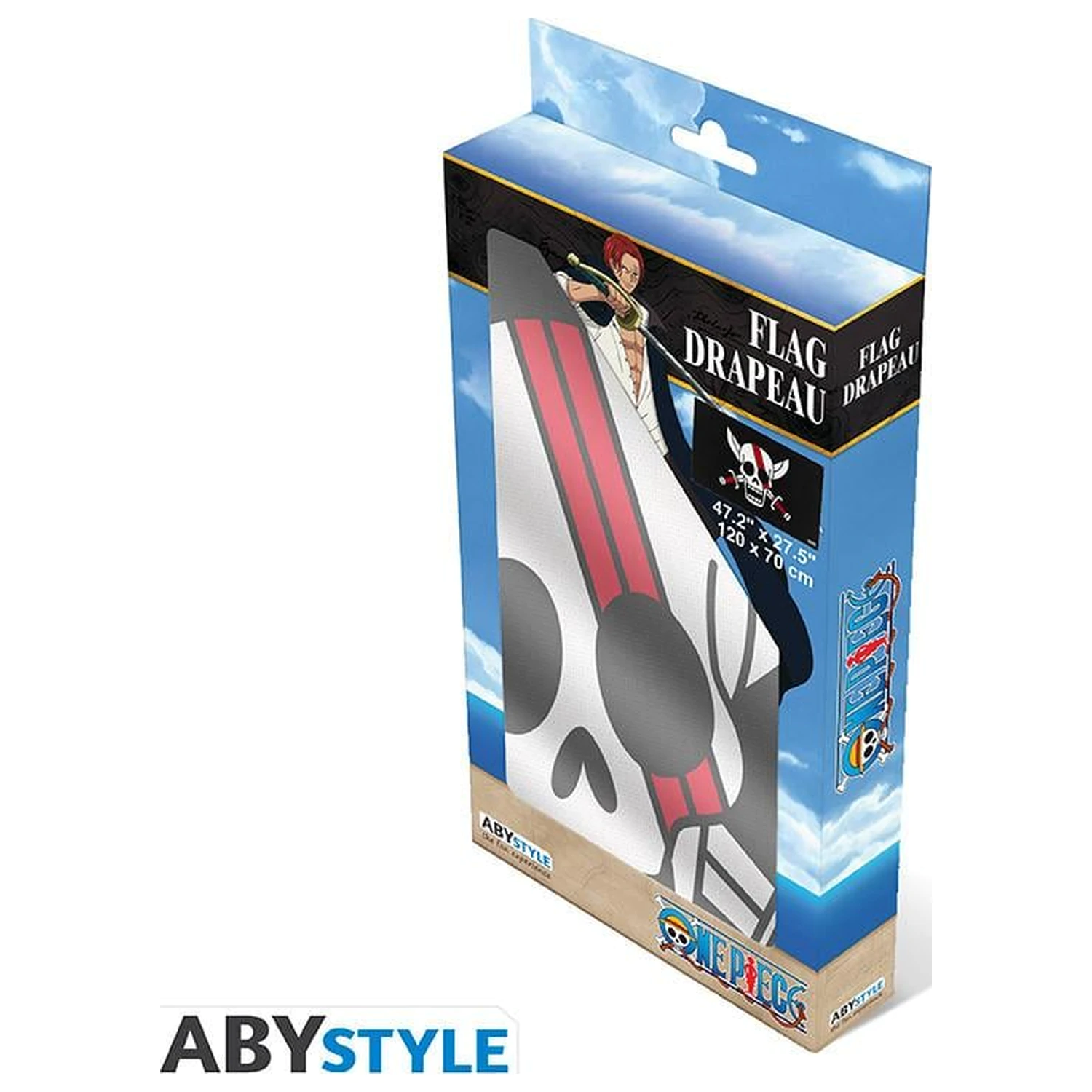 ONE PIECE Flag 70X120cm Red-Hair Pirates product photo