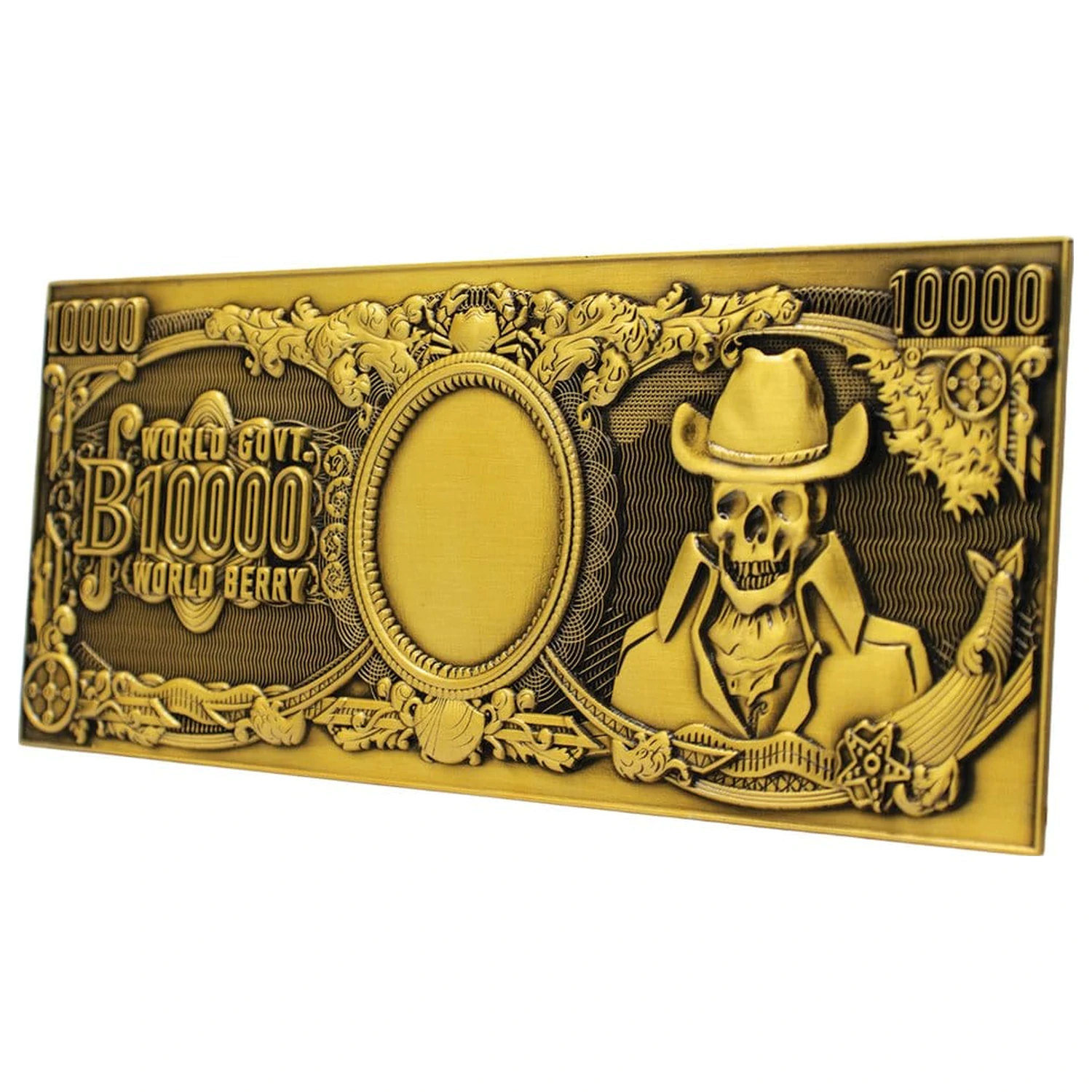 One Piece Replica 10,000 World Berry Metal Banknote 6 x 15 cm product photo