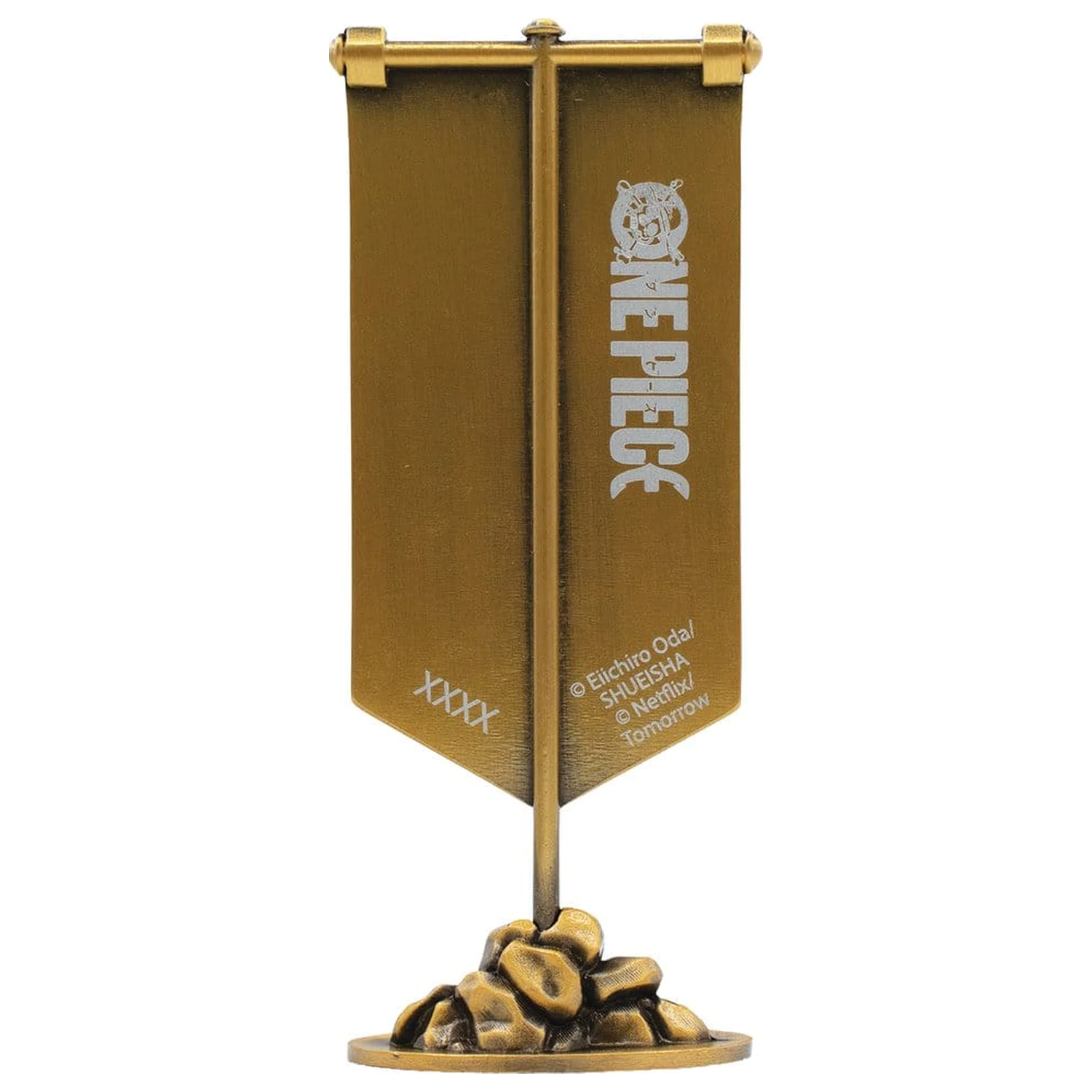 One Piece Replica Straw Hat Pirates Metal Banner 11 x 6 cm product photo