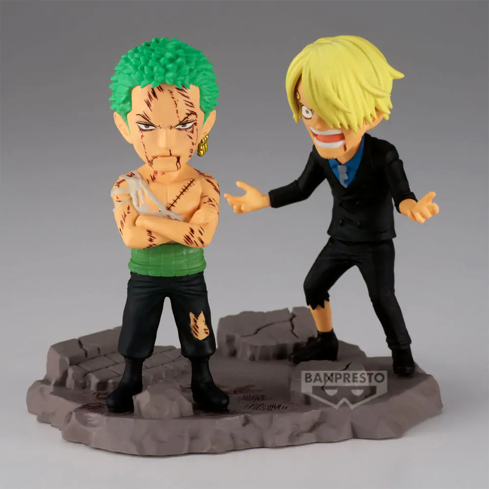 One Piece Roronoa Zoro &amp; Sanji figure 8cm product photo
