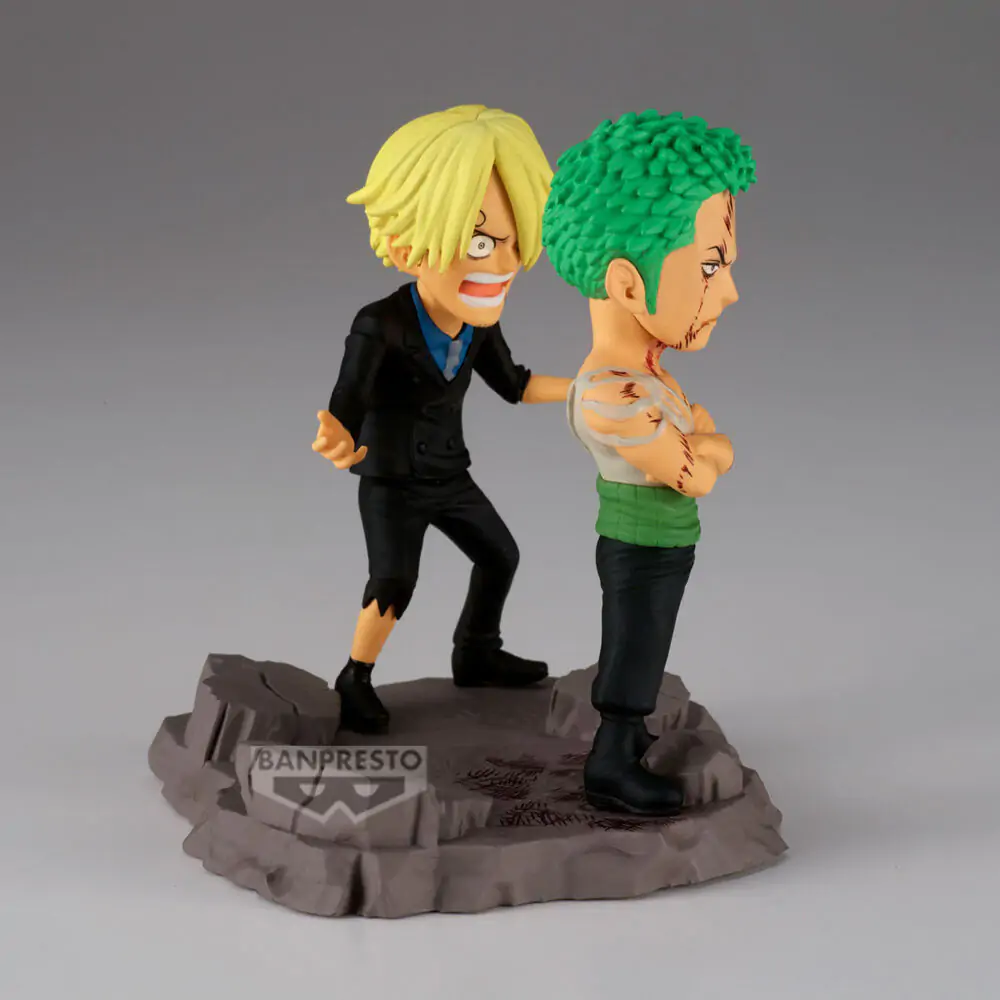 One Piece Roronoa Zoro &amp; Sanji figure 8cm product photo