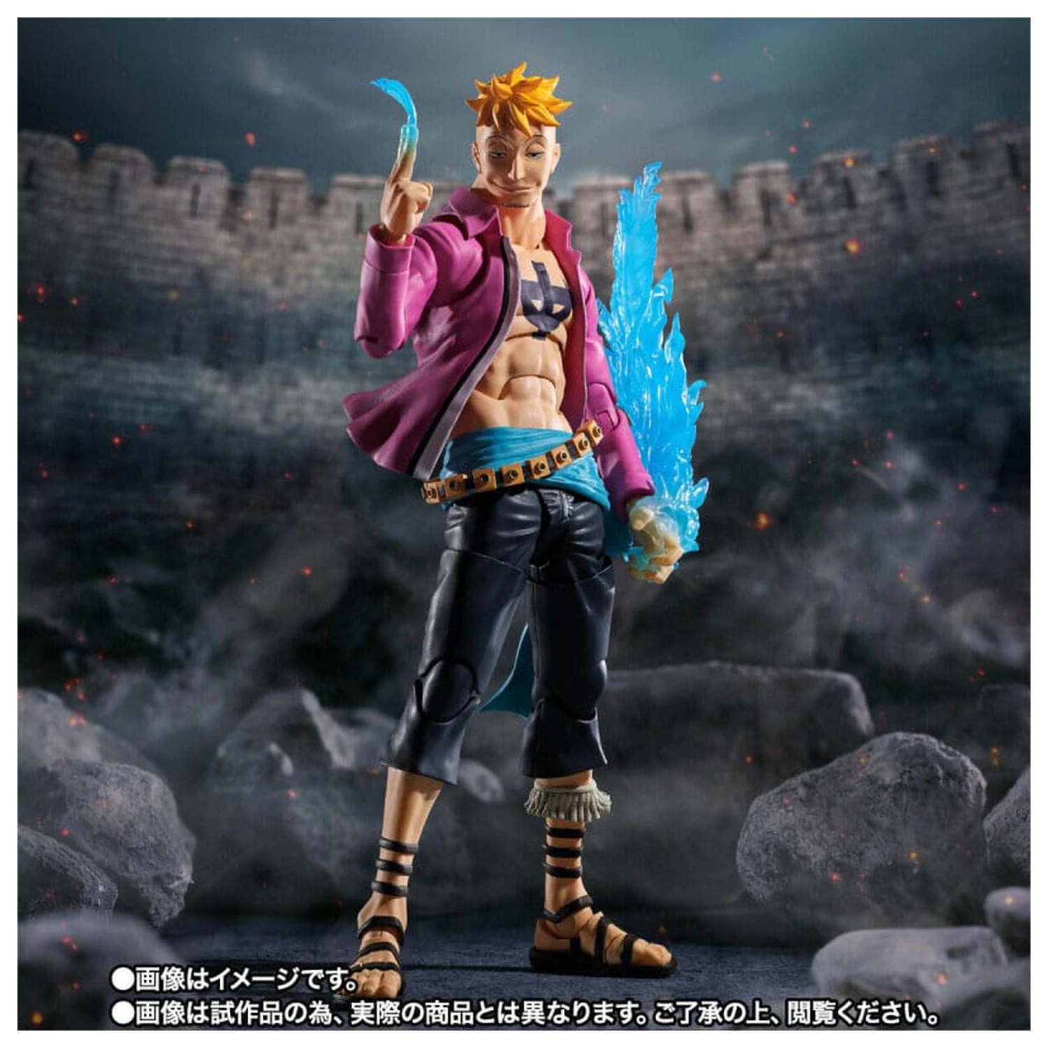 One Piece S.H.Figuarts Action Figure Marco Marineford 17 cm product photo