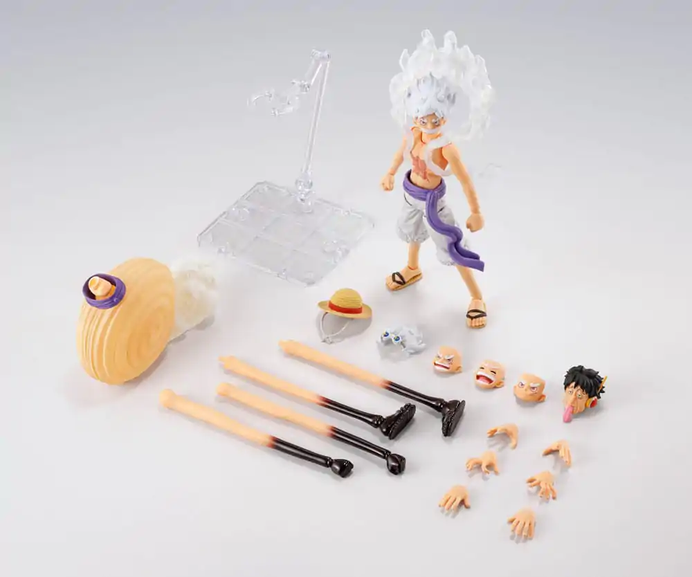 One Piece S.H.Figuarts Action Figure Monkey D. Luffy Gear 5 -Future Island Egghead- 15 cm product photo