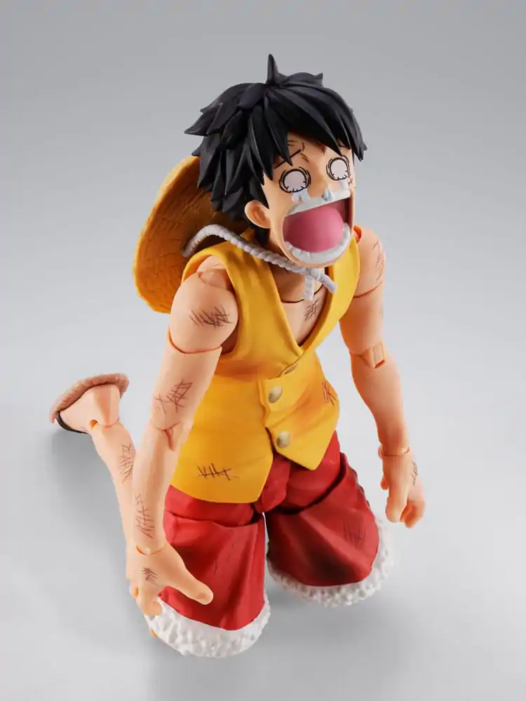One Piece S.H.Figuarts Action Figure Monkey D. Luffy Marineford 15 cm product photo