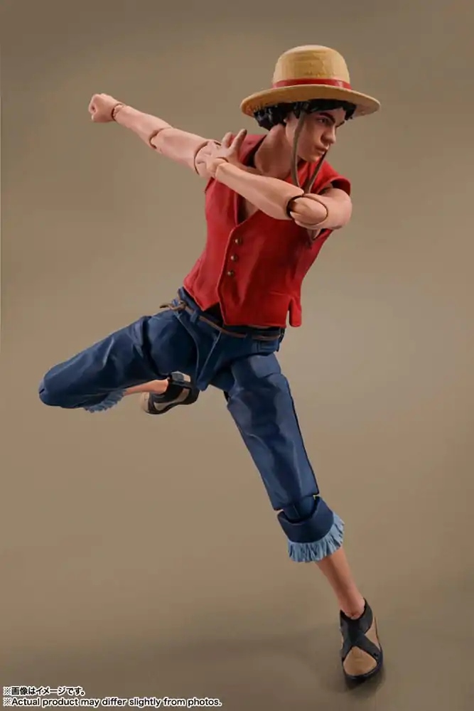 One Piece S.H. Figuarts Action Figure Monkey D. Luffy (Netflix) 14 cm termékfotó