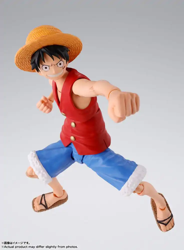 One Piece S.H. Figuarts Action Figure Monkey D. Ruffy Romance Dawn 15 cm termékfotó