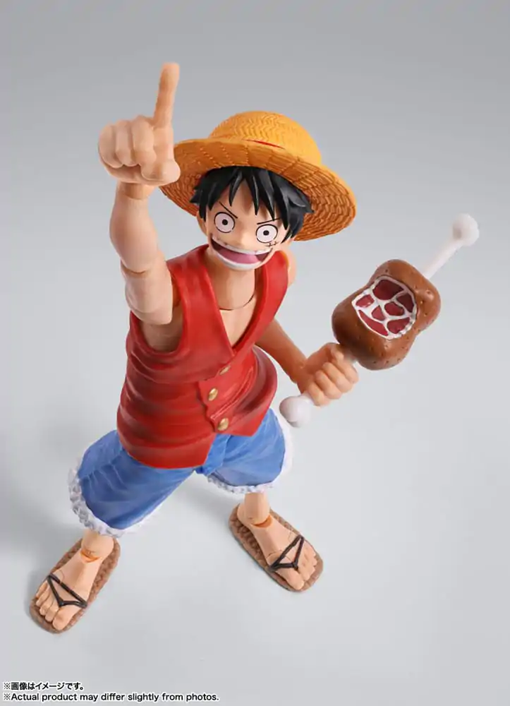 One Piece S.H. Figuarts Action Figure Monkey D. Ruffy Romance Dawn 15 cm termékfotó